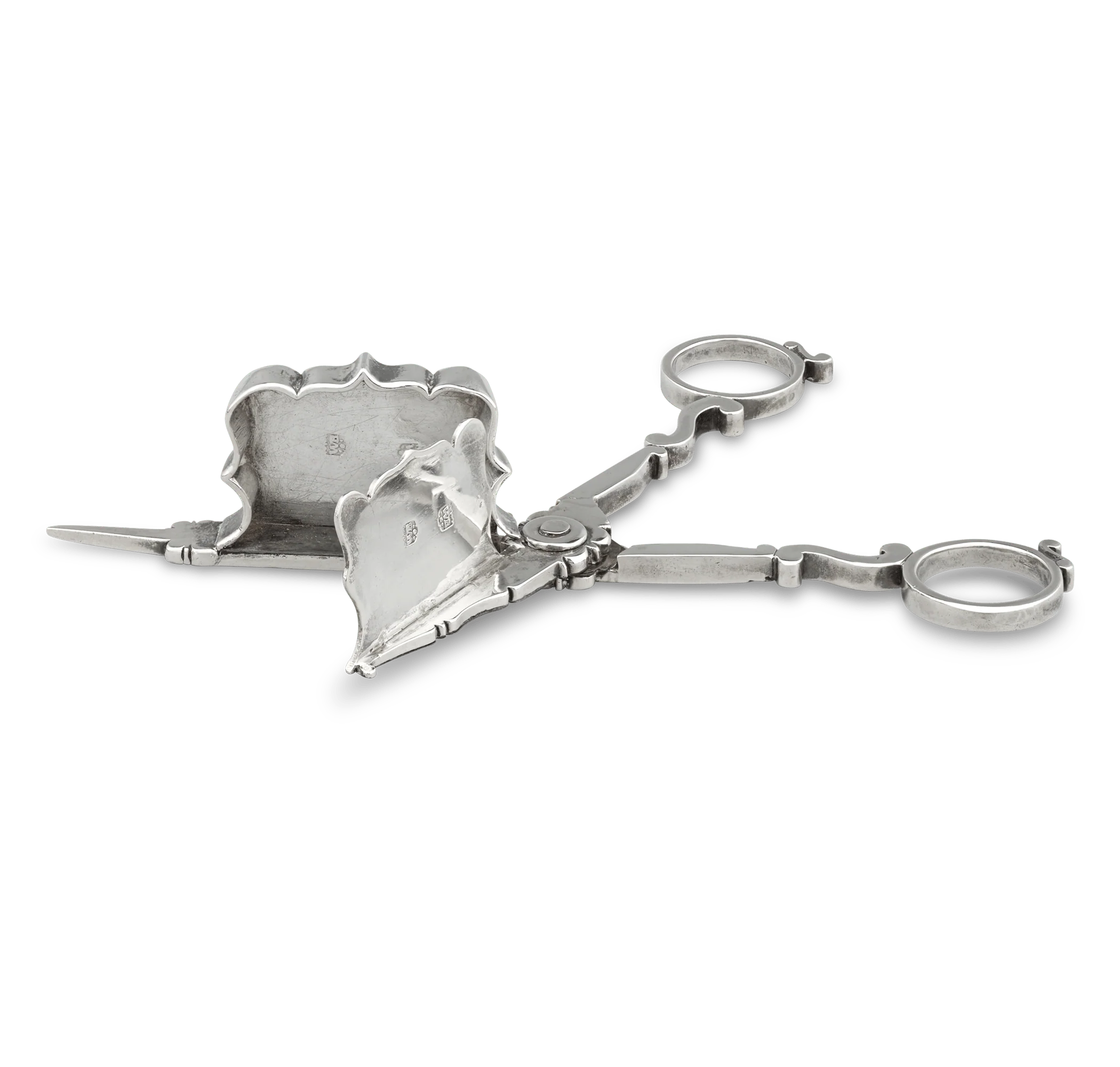 17th-Century Silver Candle Snuffers - Image 2