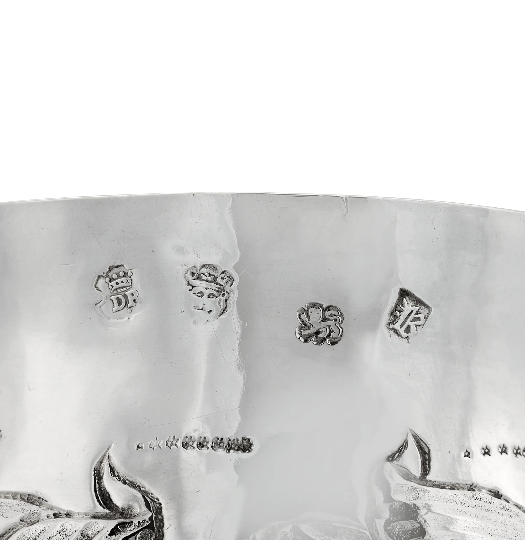 17th-Century Silver Caudle Cup - Image 4