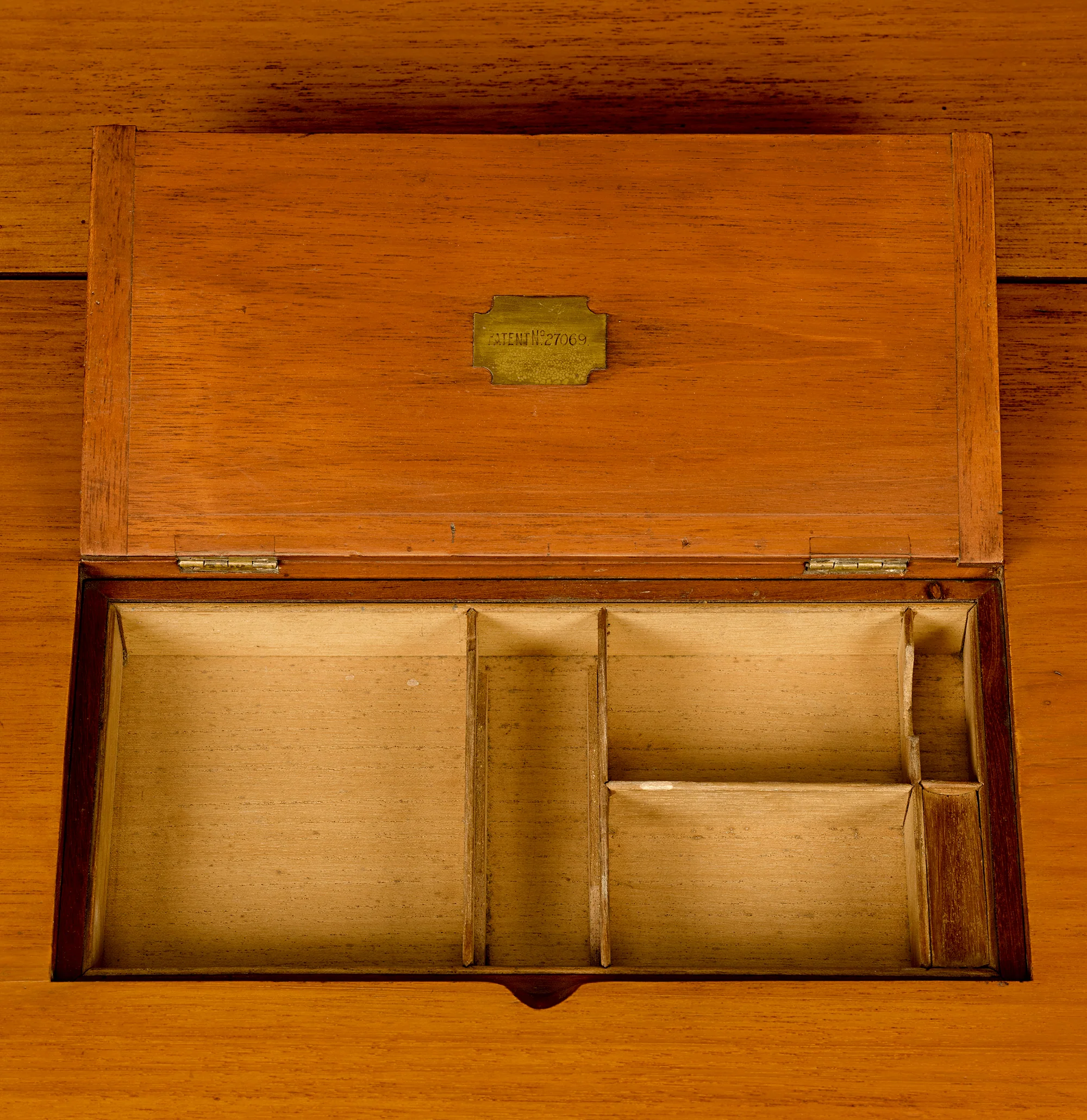 19th-Century Folding Picnic and Cards Table - Image 6