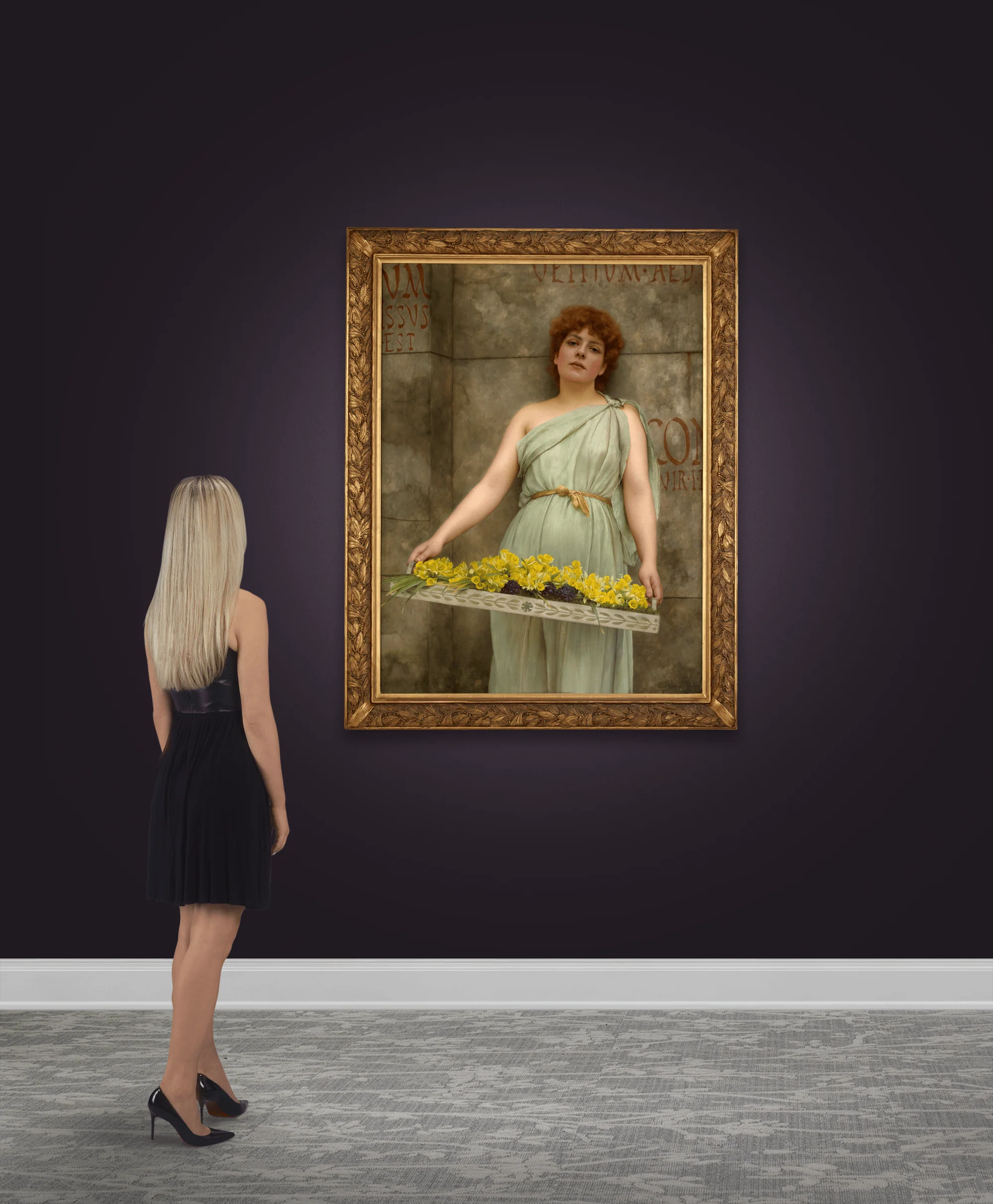A Flower Seller by John William Godward - Image 6