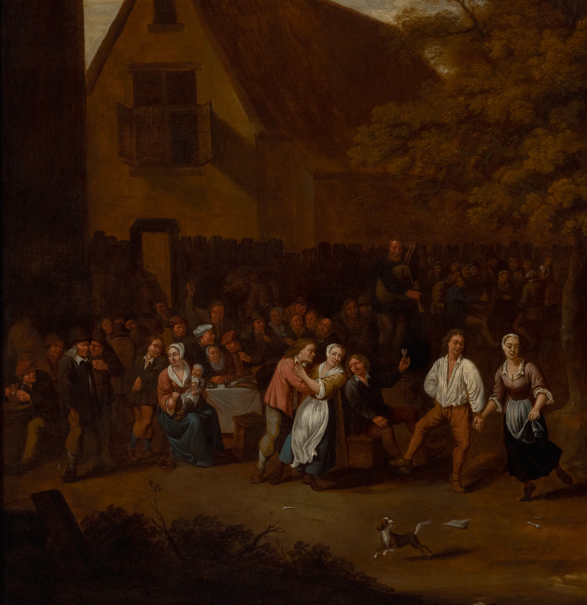 A Peasant Country Scene by Jan Thomas van Kessel - Image 3