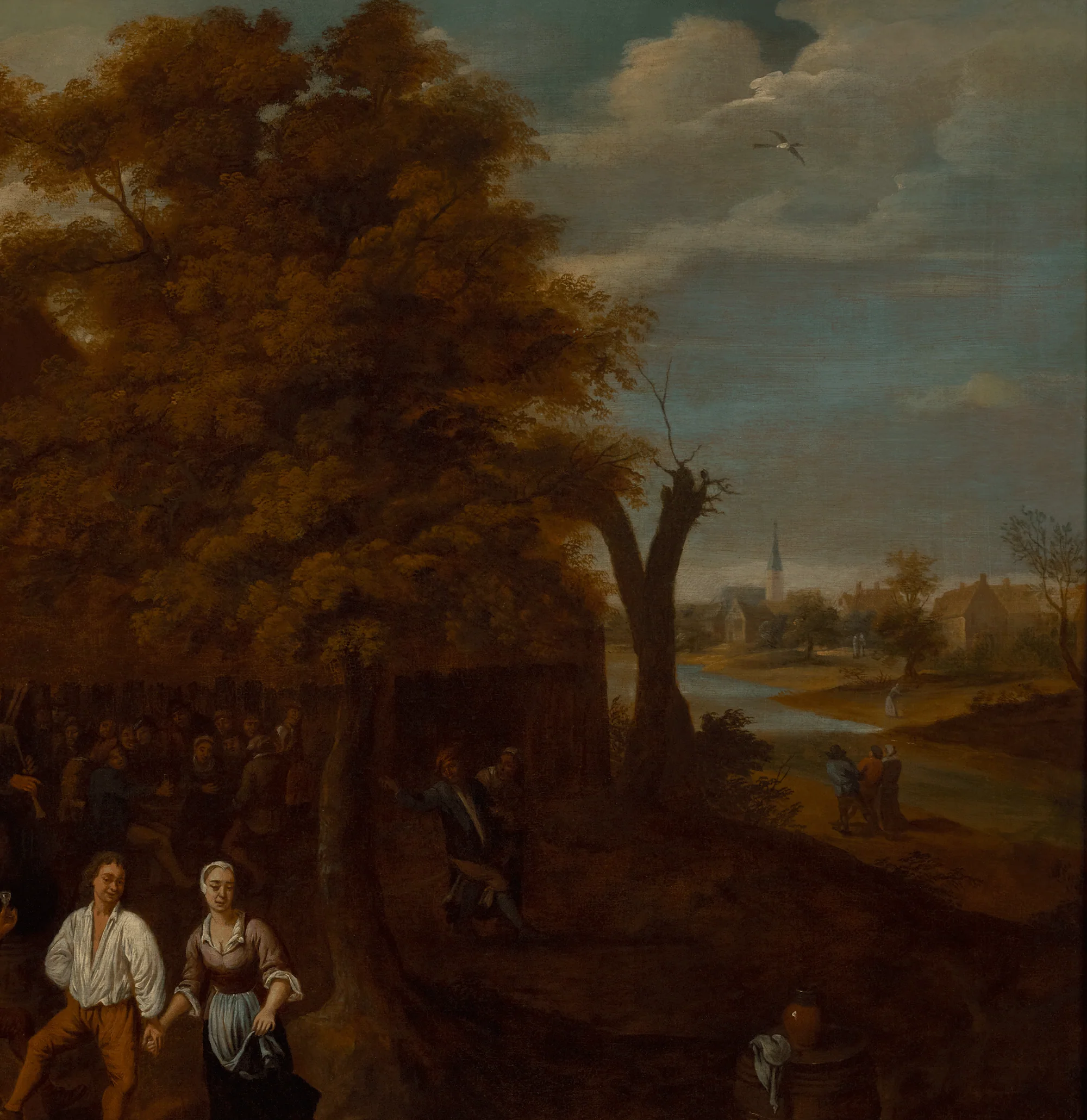 A Peasant Country Scene by Jan Thomas van Kessel - Image 4