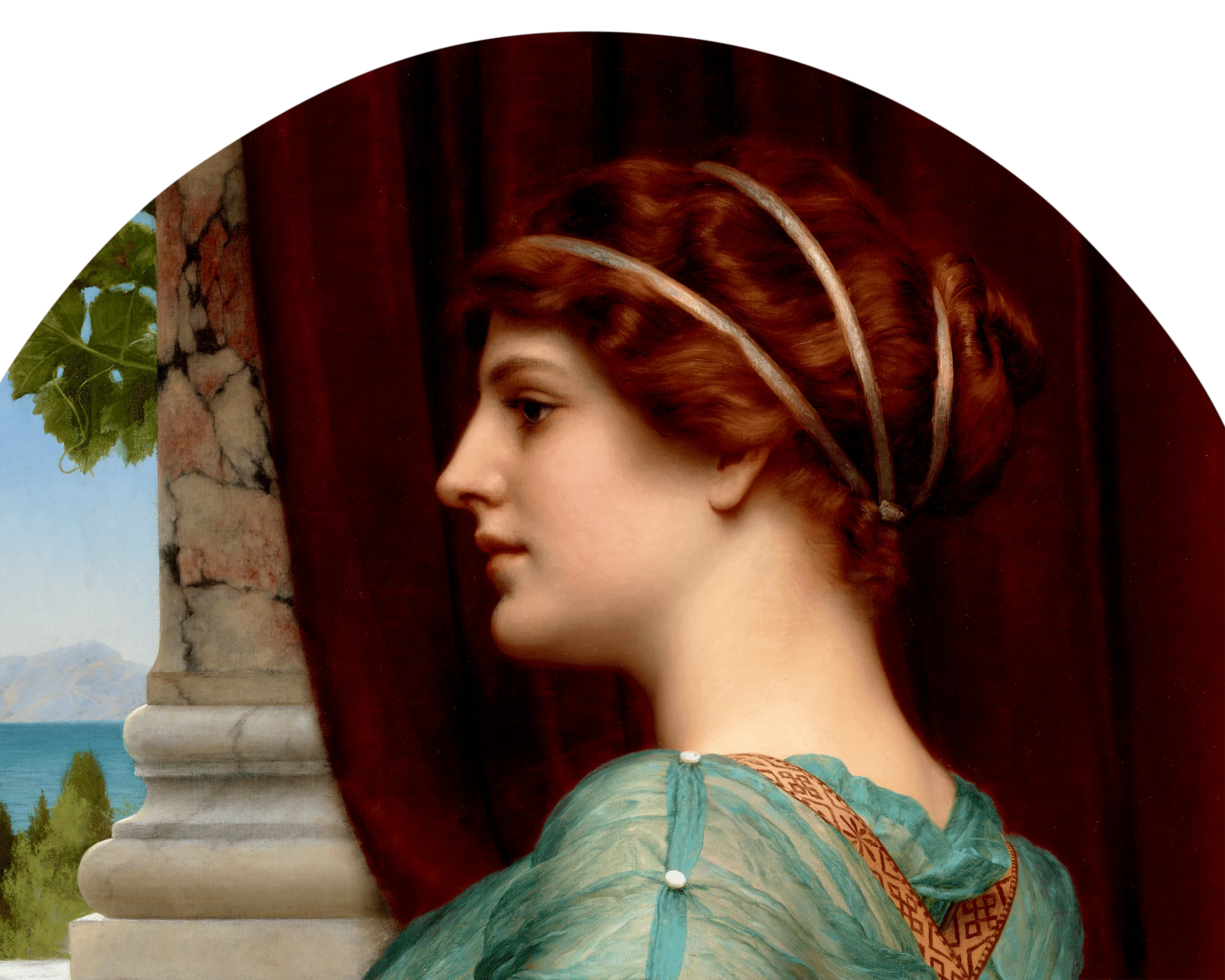 A Pompeian Lady by John William Godward - Image 3