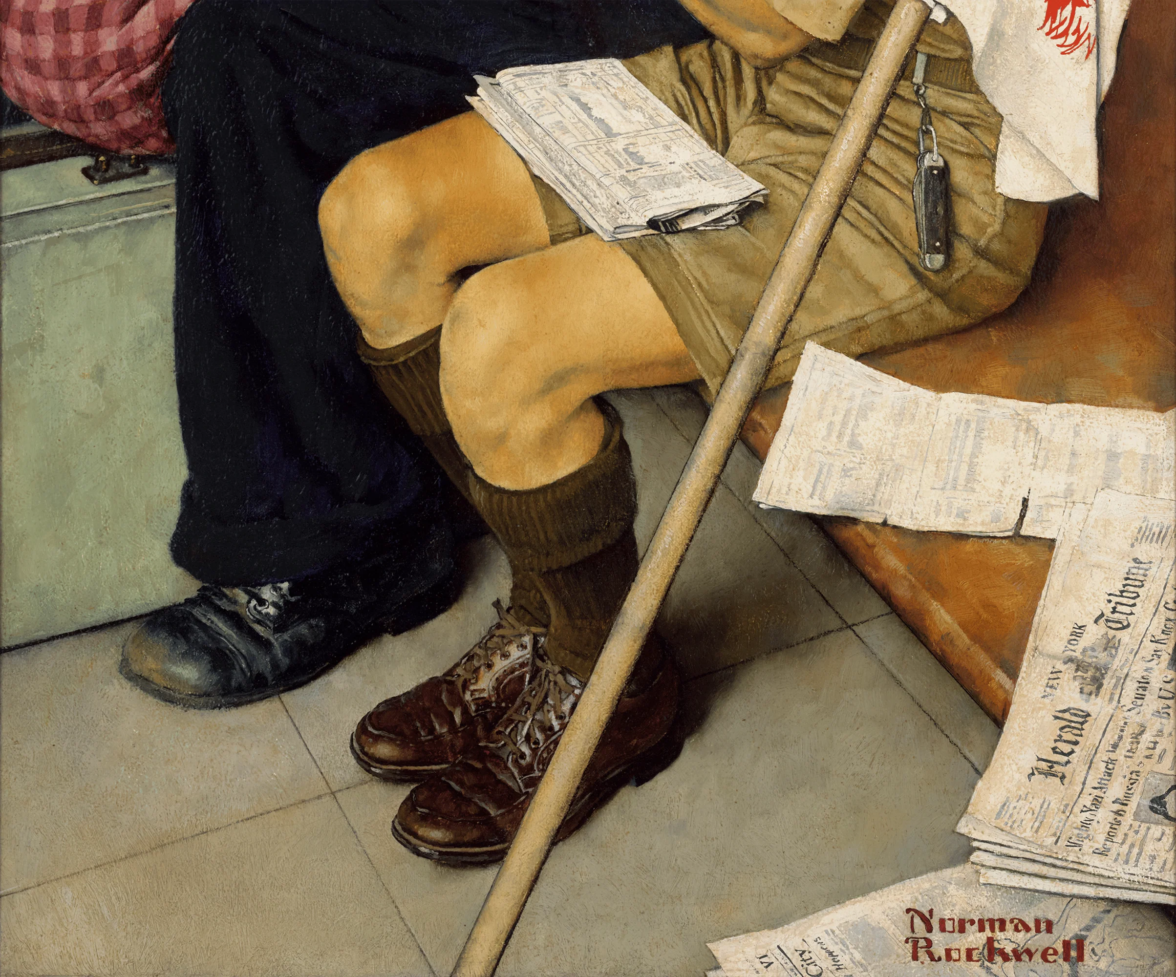 A Scout is Friendly by Norman Rockwell - Image 4
