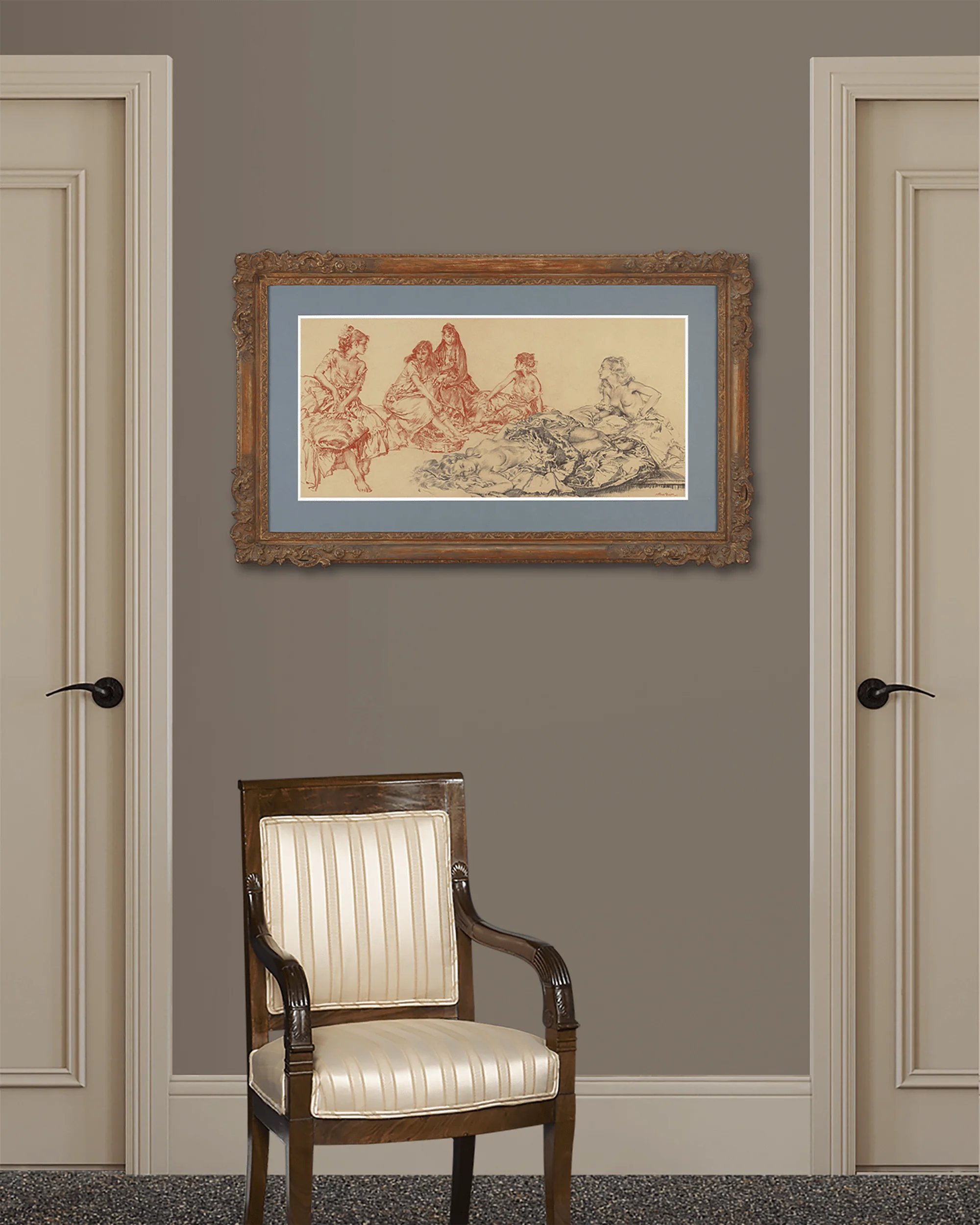 A Study of Two Models by Sir William Russell Flint - Image 5