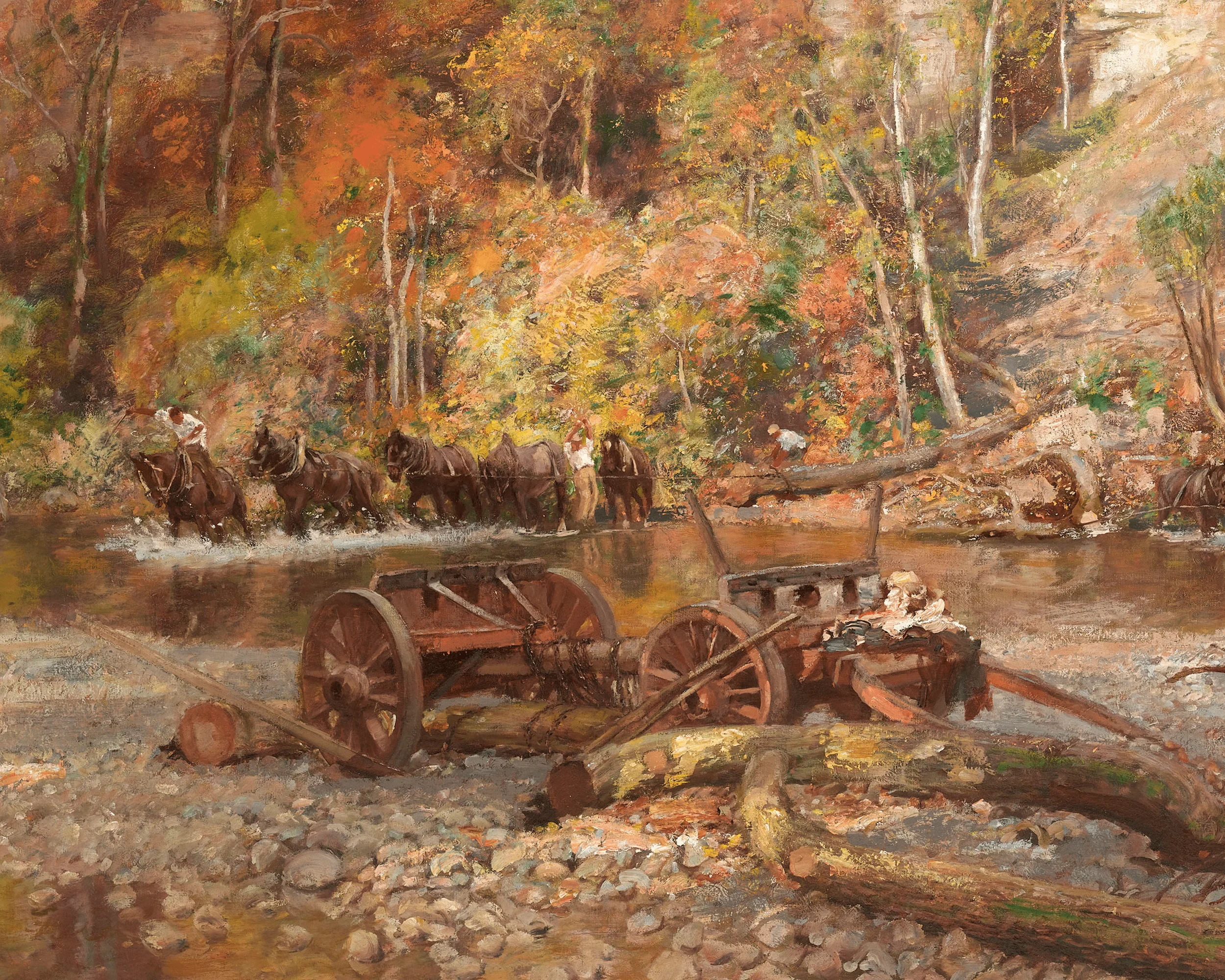 Across the River by Sir David Murray - Image 3