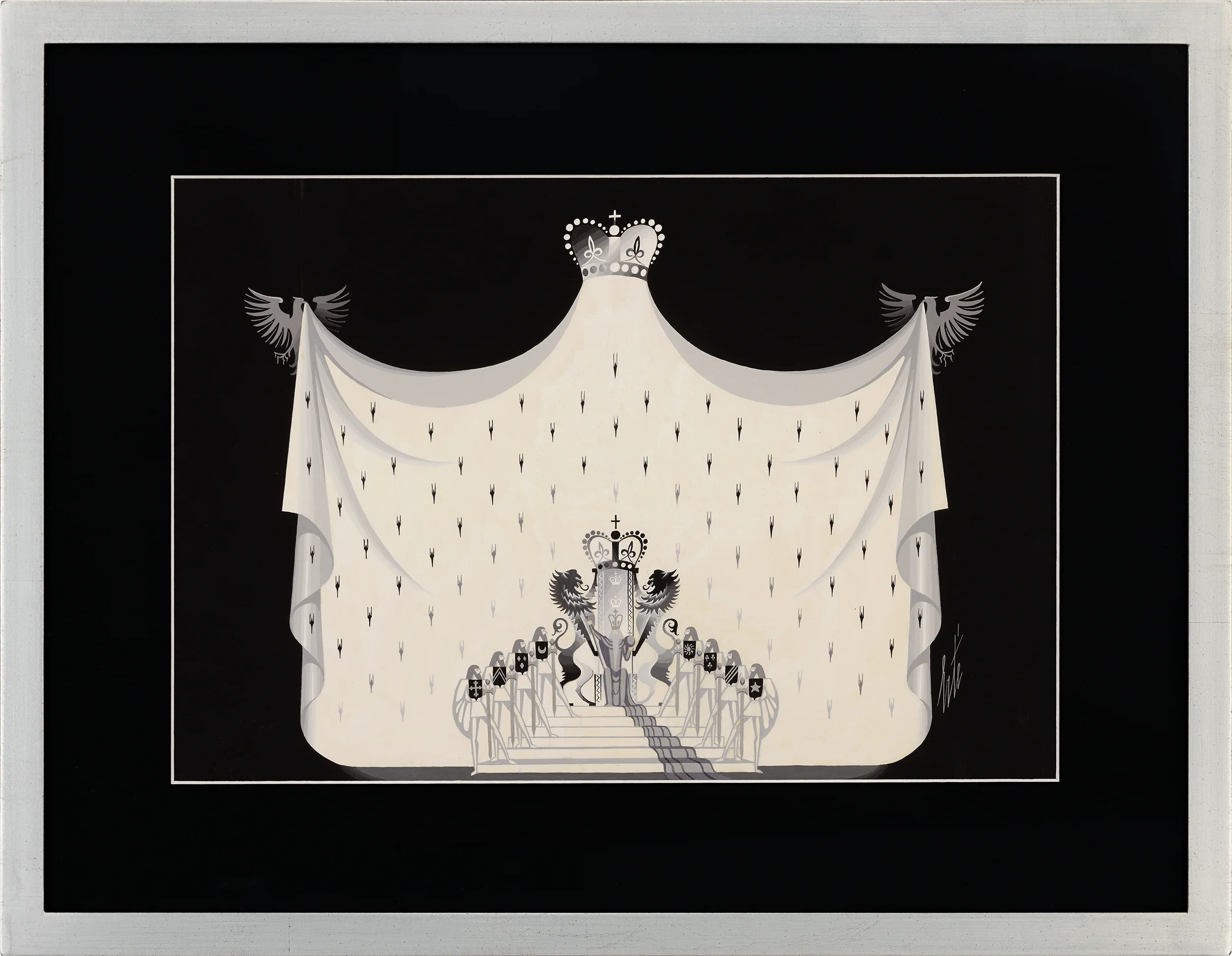 Acte I Scène 4, Macbeth by Erté - Image 2