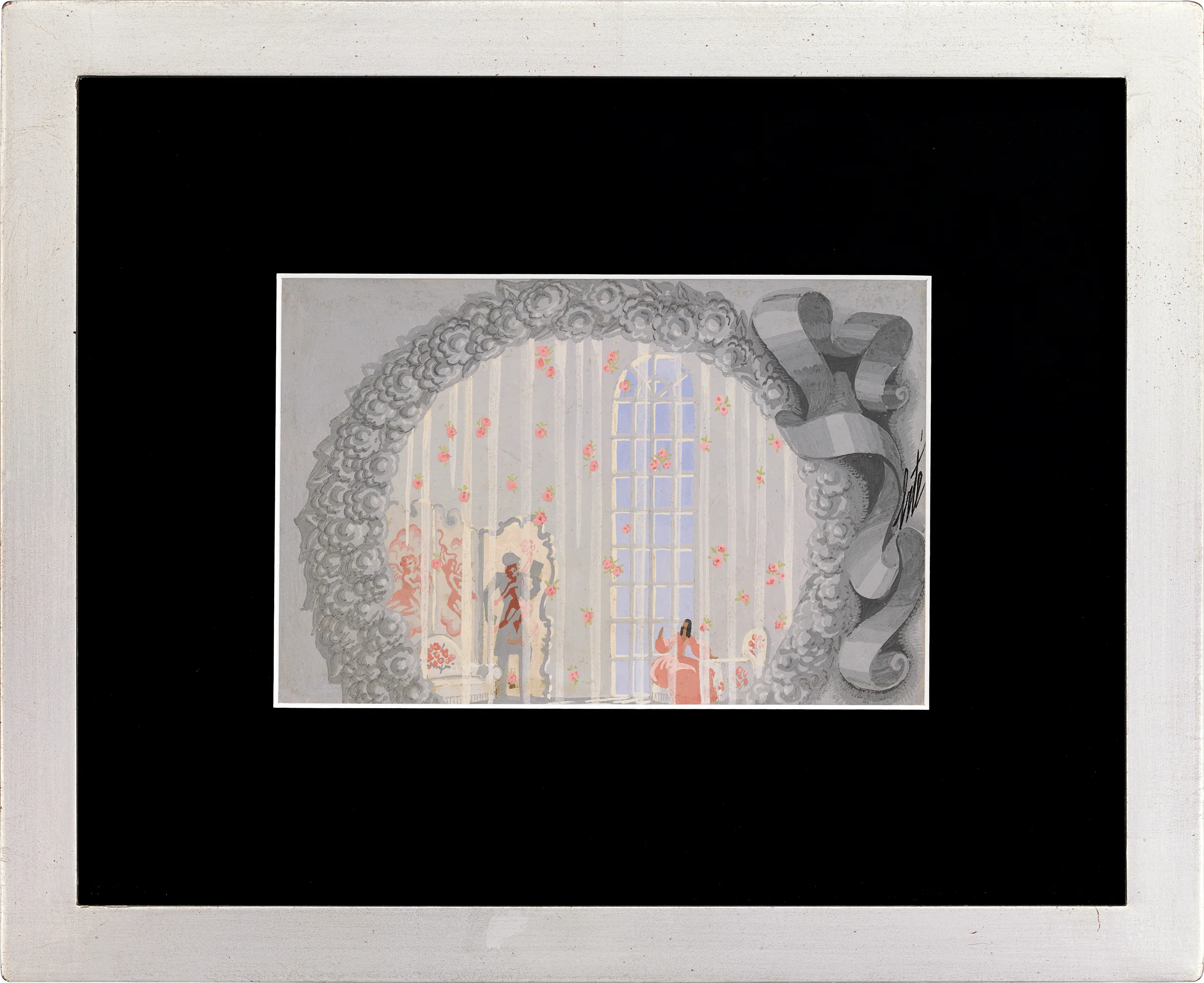 Acte II Scène IV pour La Traviata by Erté - Image 2