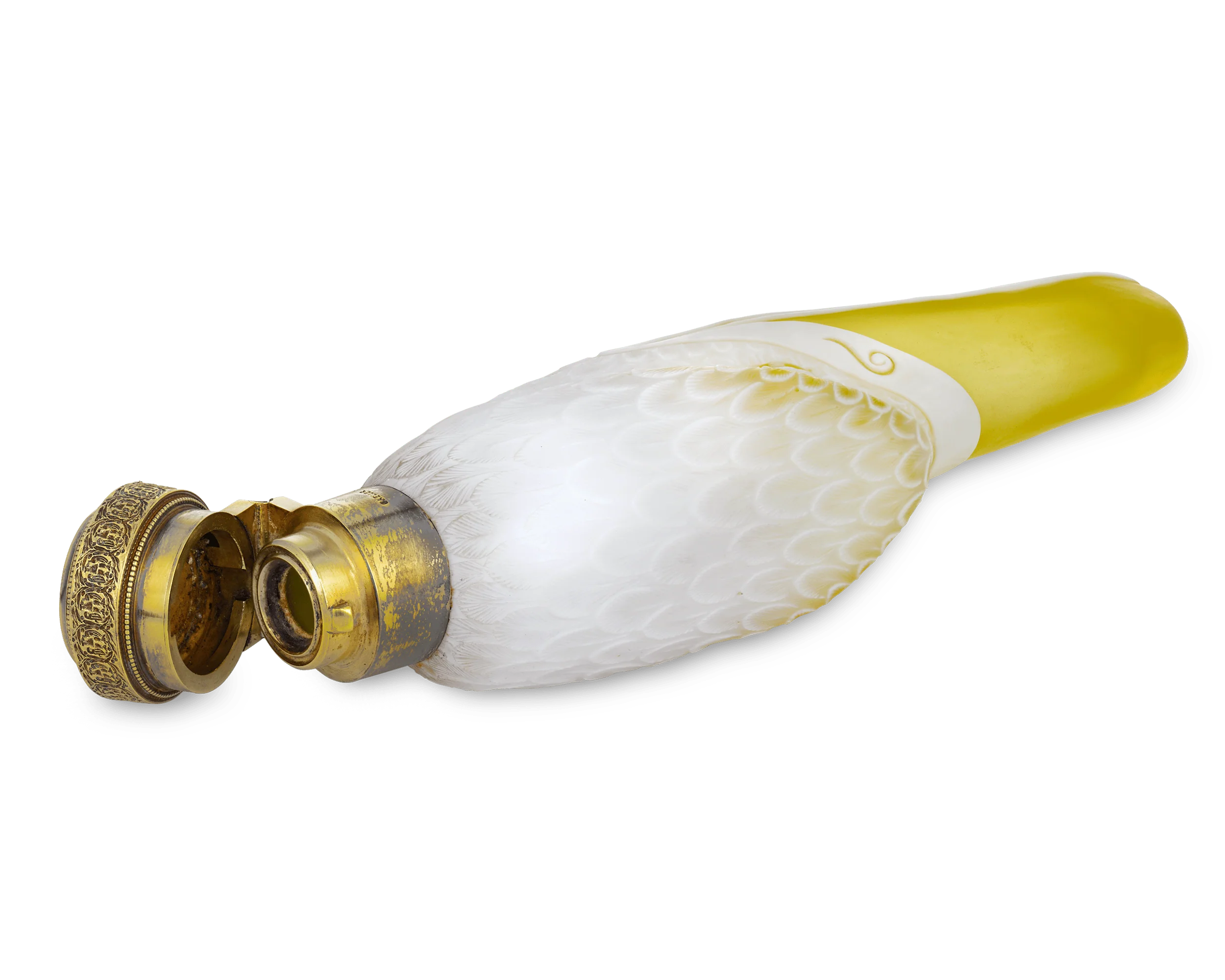 Albatross Cameo Glass Perfume by Thomas Webb & Sons - Image 2