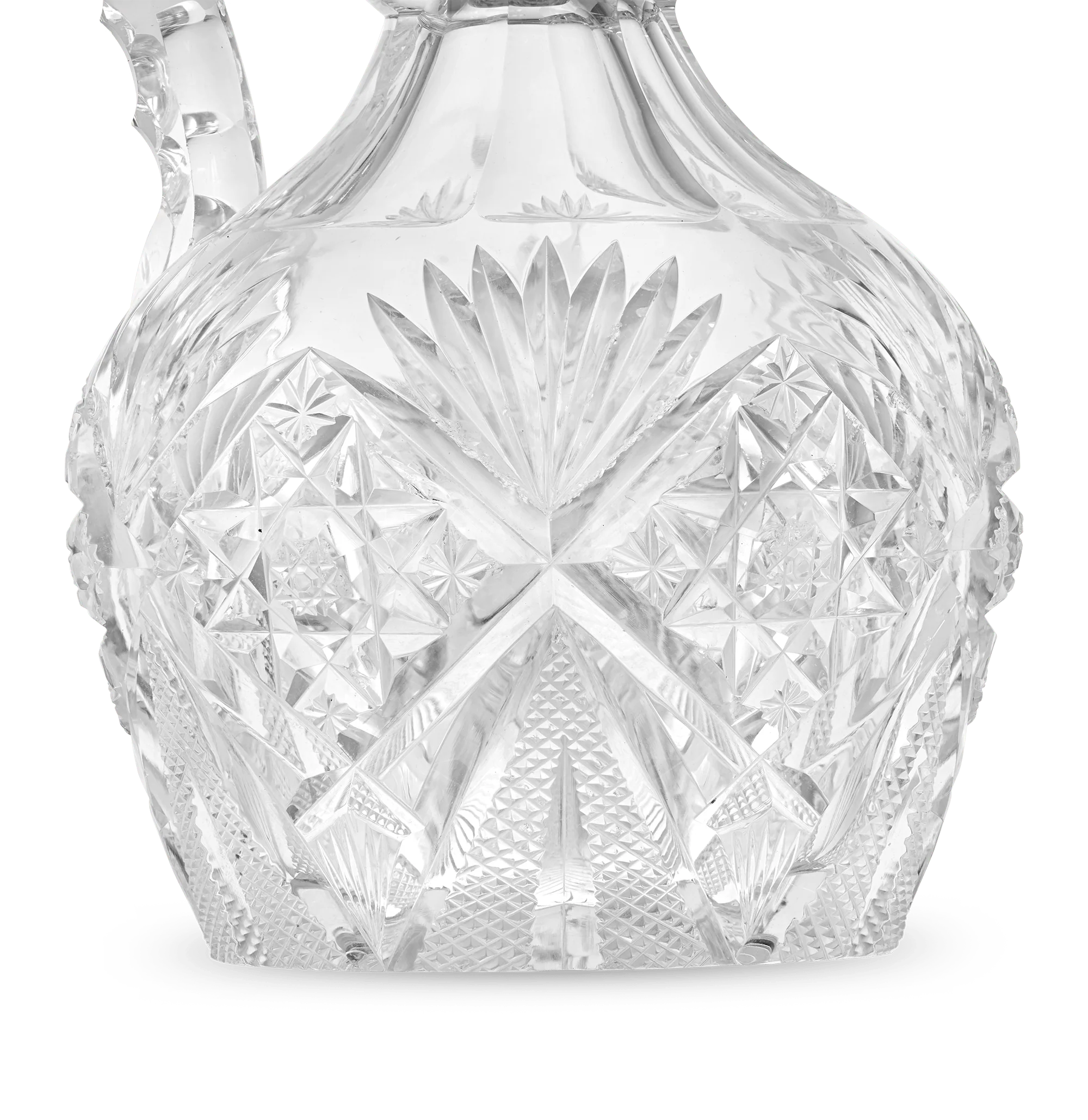 American Brilliant Period Cut Glass Bottle - Image 3