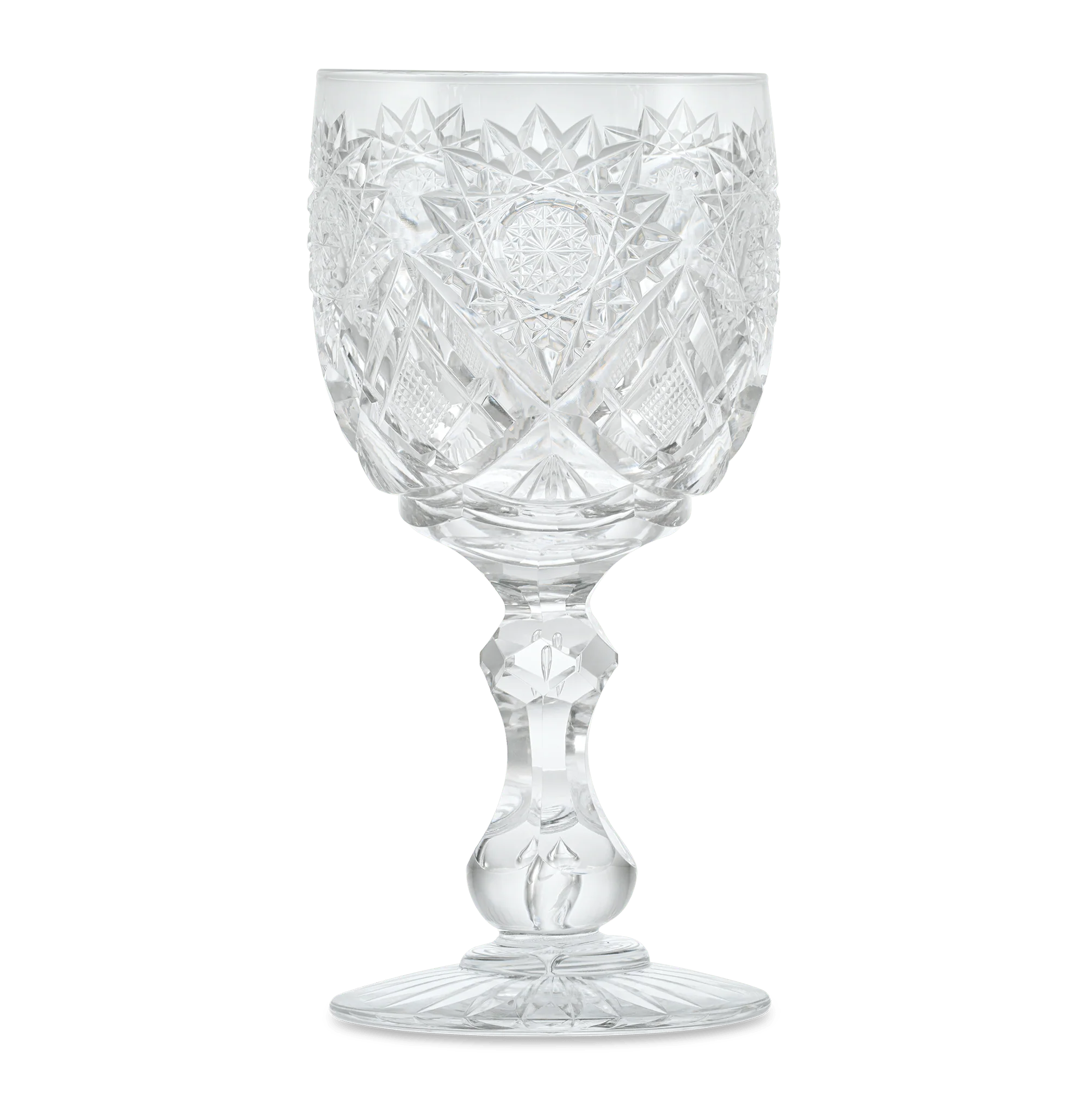 American Cut Glass Goblet in the Middlesex Pattern - Image 2