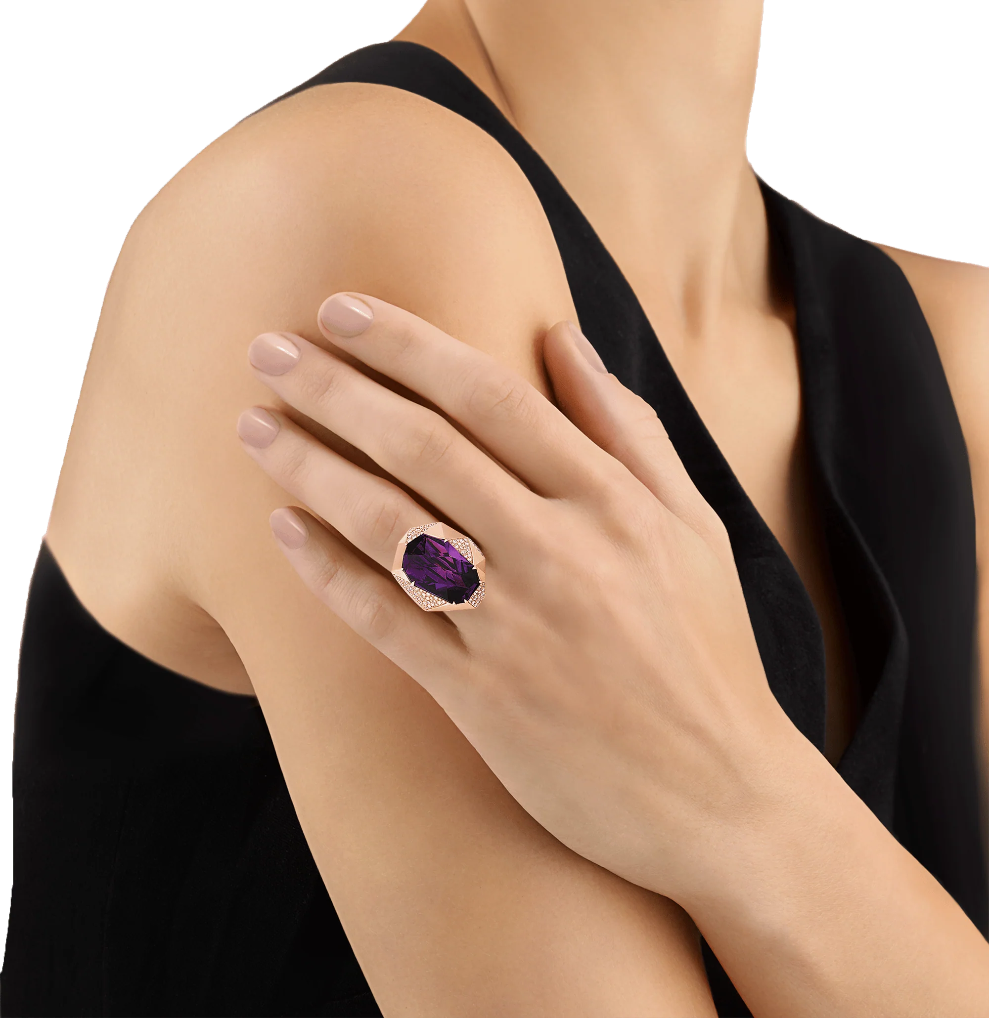 Amethyst Cocktail Ring, 27.80 carats - Image 5