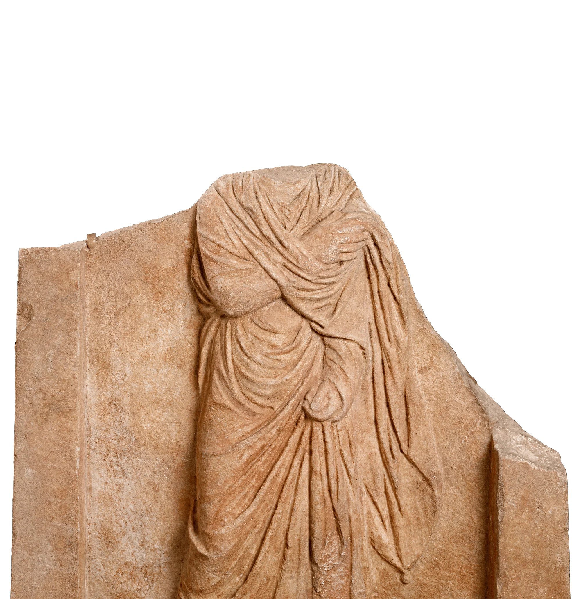 Ancient Roman Stele Relief Fragment - Image 3