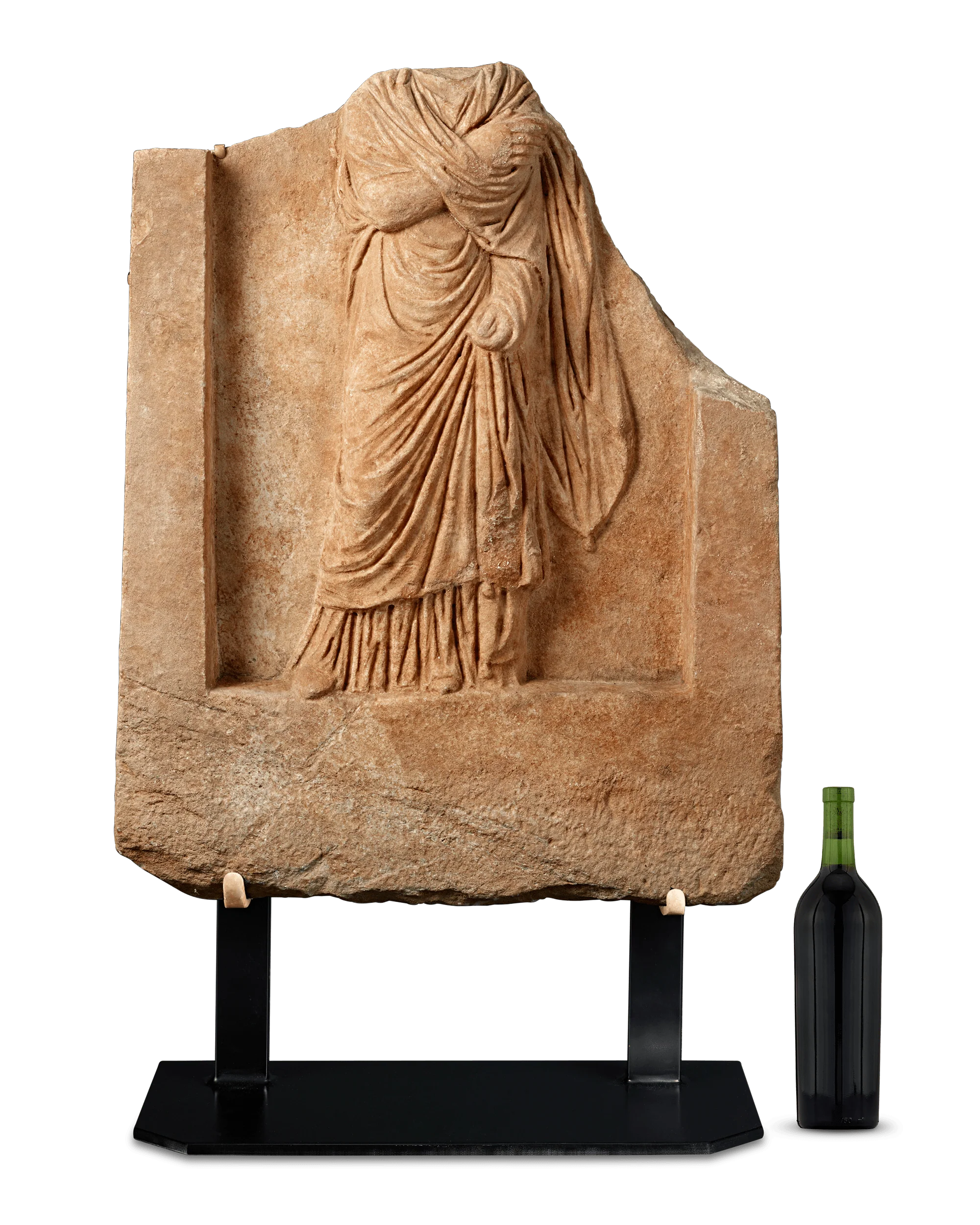 Ancient Roman Stele Relief Fragment - Image 6