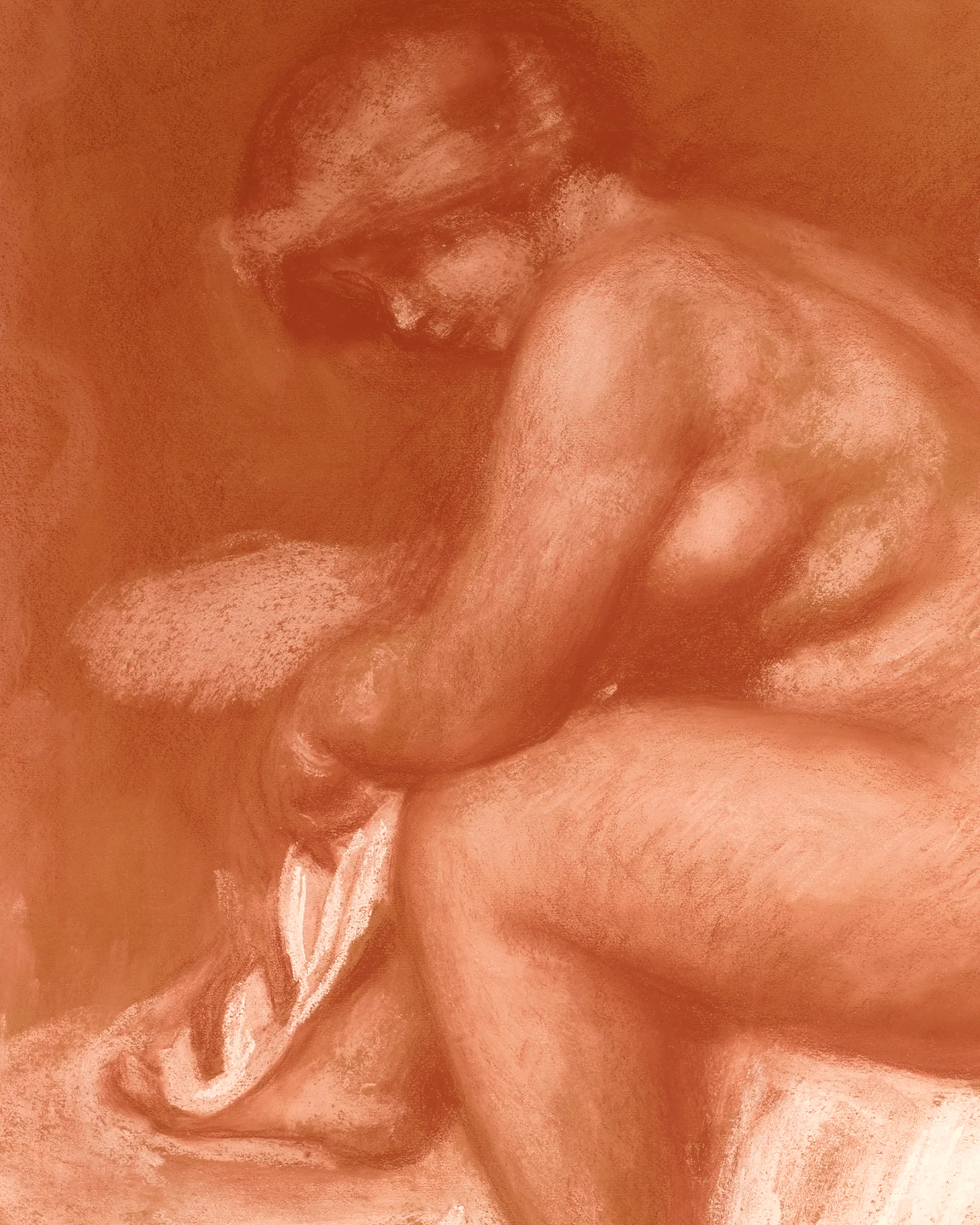 Après le bain by Pierre-Auguste Renoir - Image 4