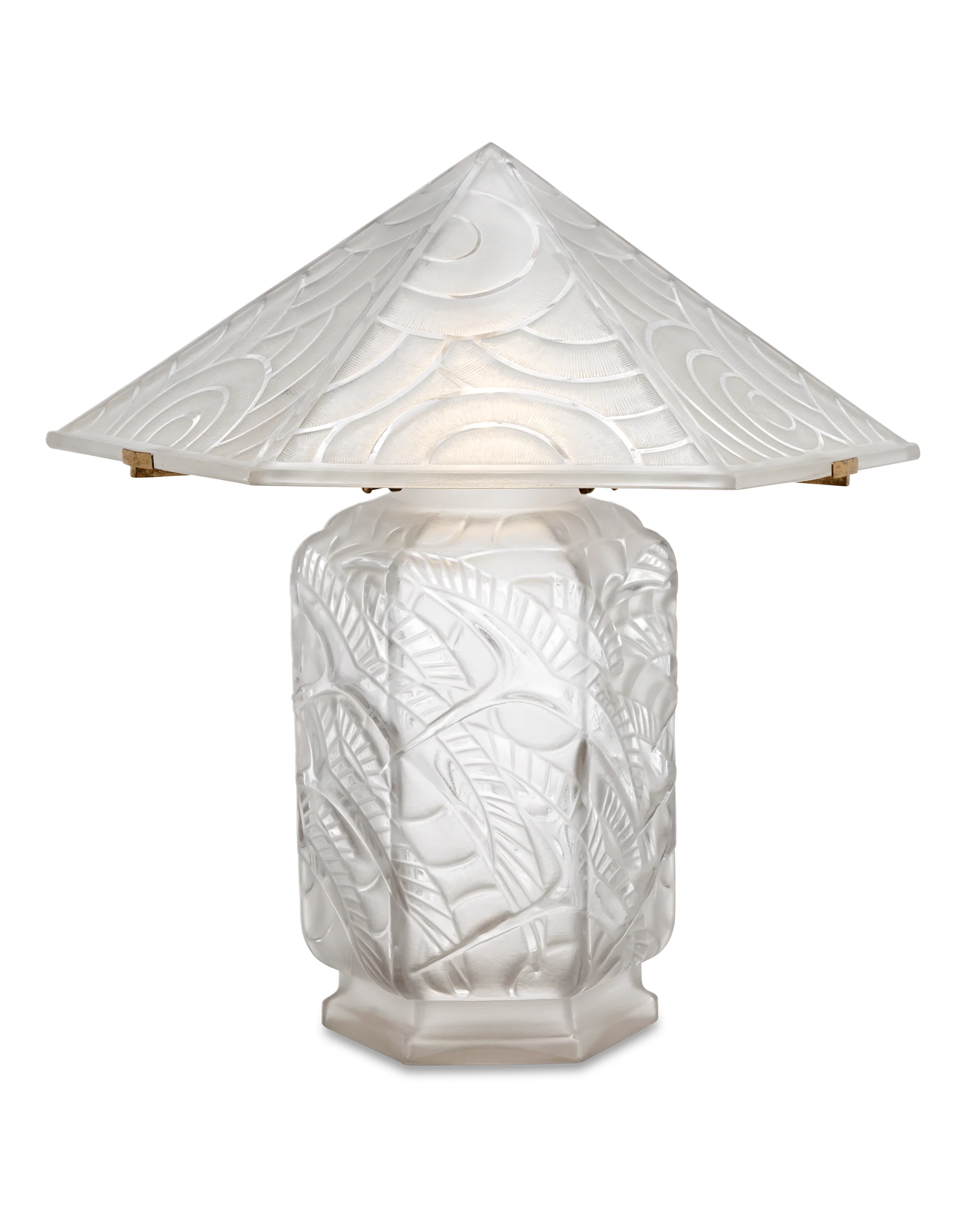 Art Deco Table Lamp by Pierre D'Avesn