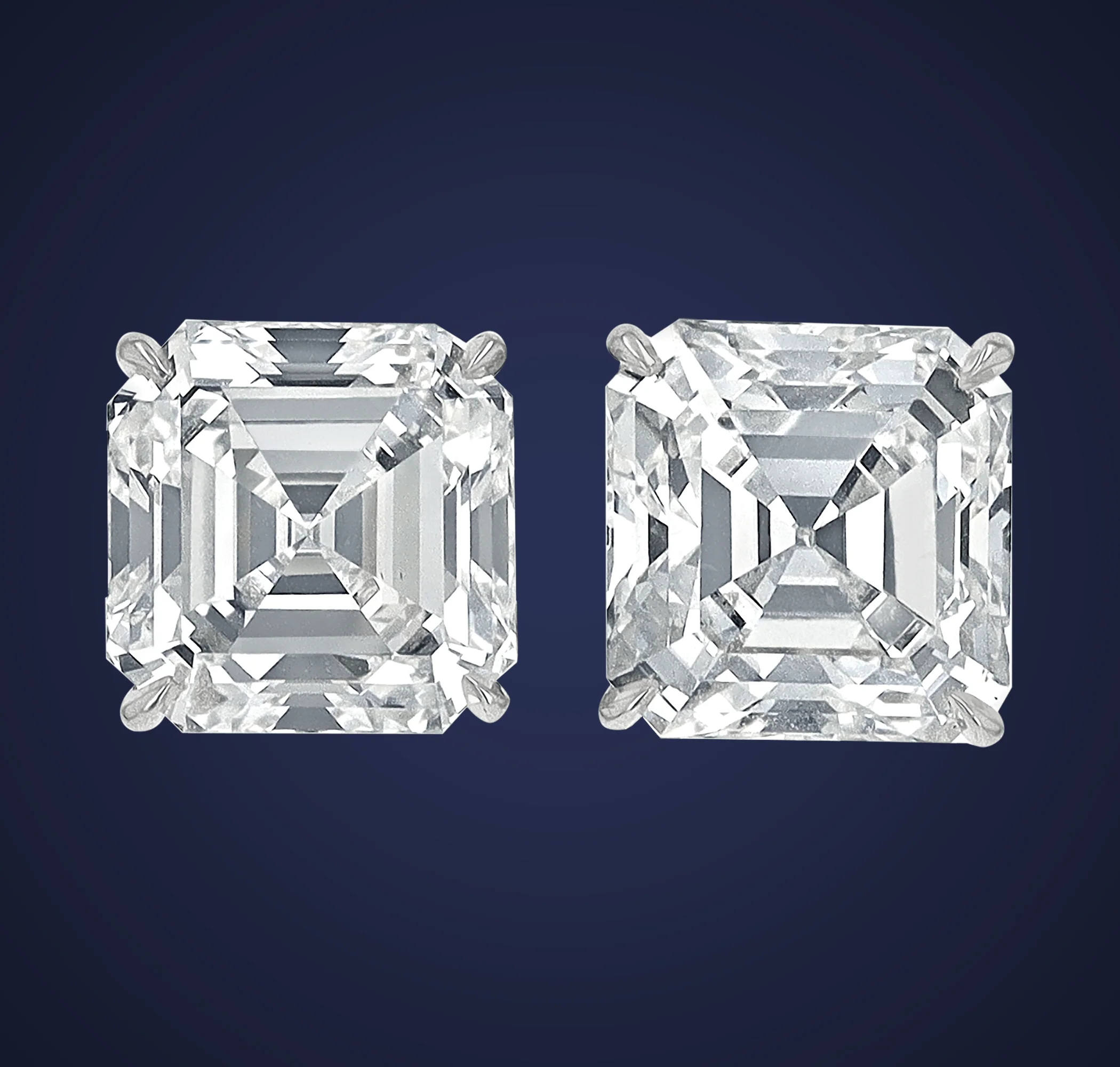 Asscher-Cut Diamond Earrings - Image 2