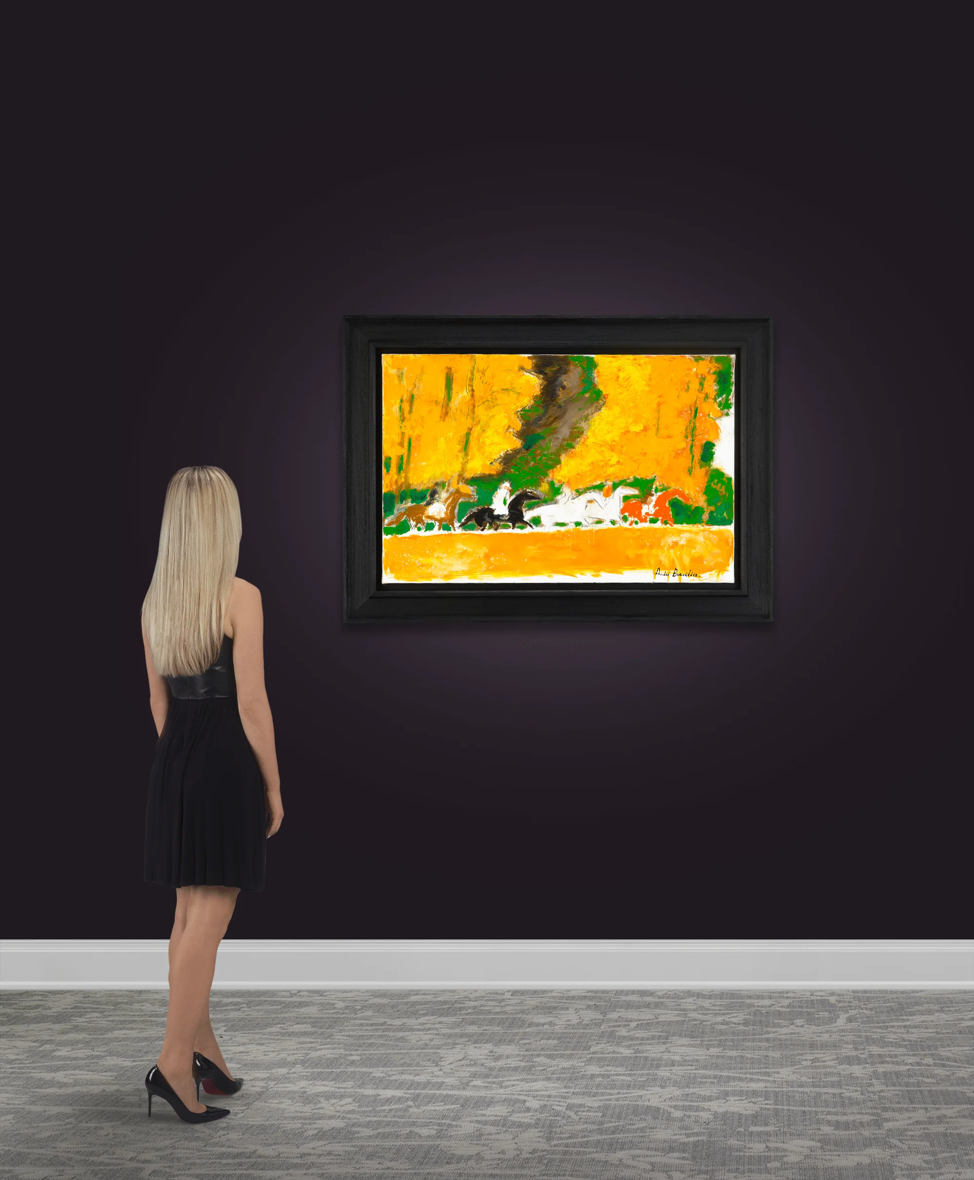 Automne d'or by André Brasilier - Image 6