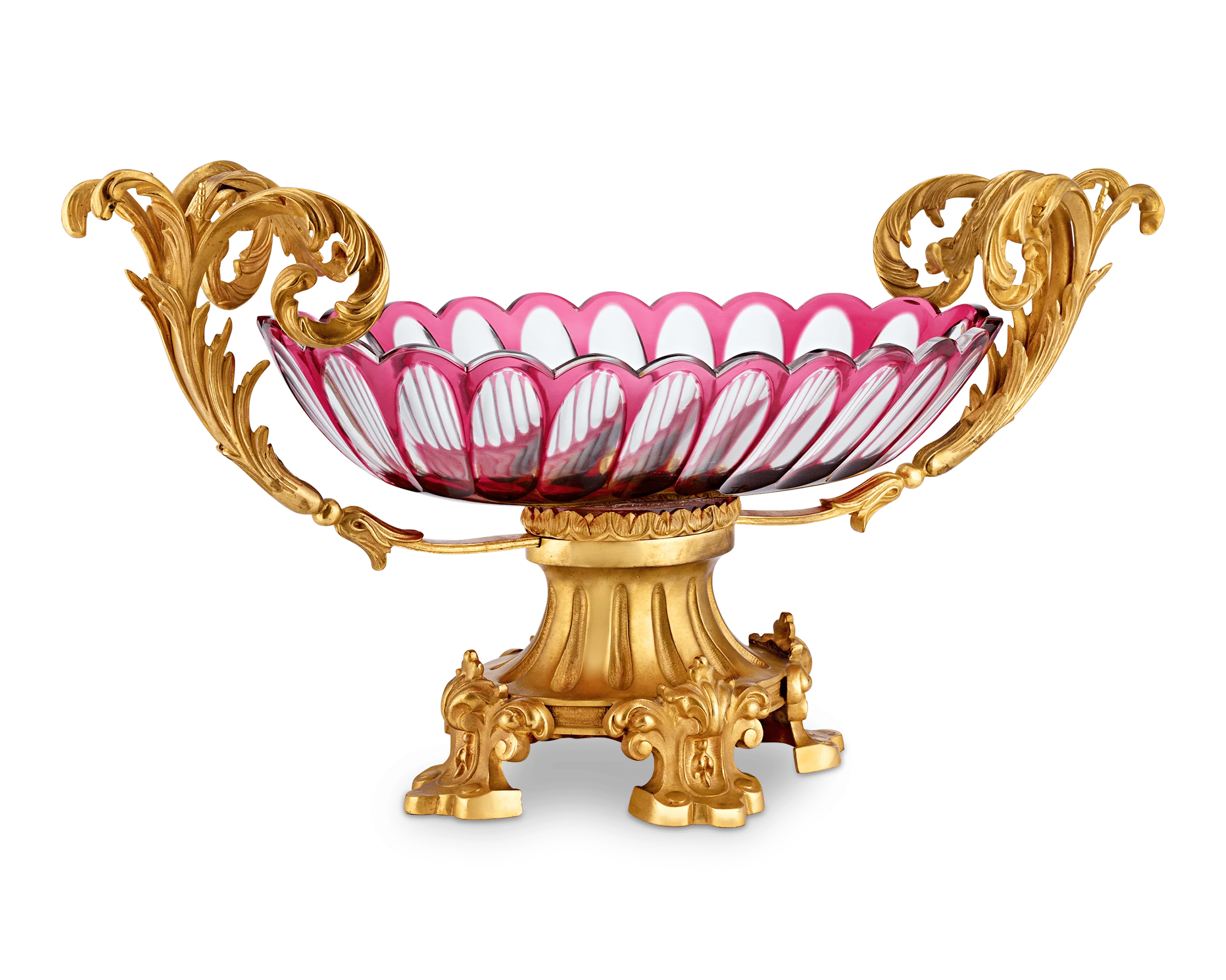Baccarat Crystal and Doré Bronze Centerpiece - Image 2