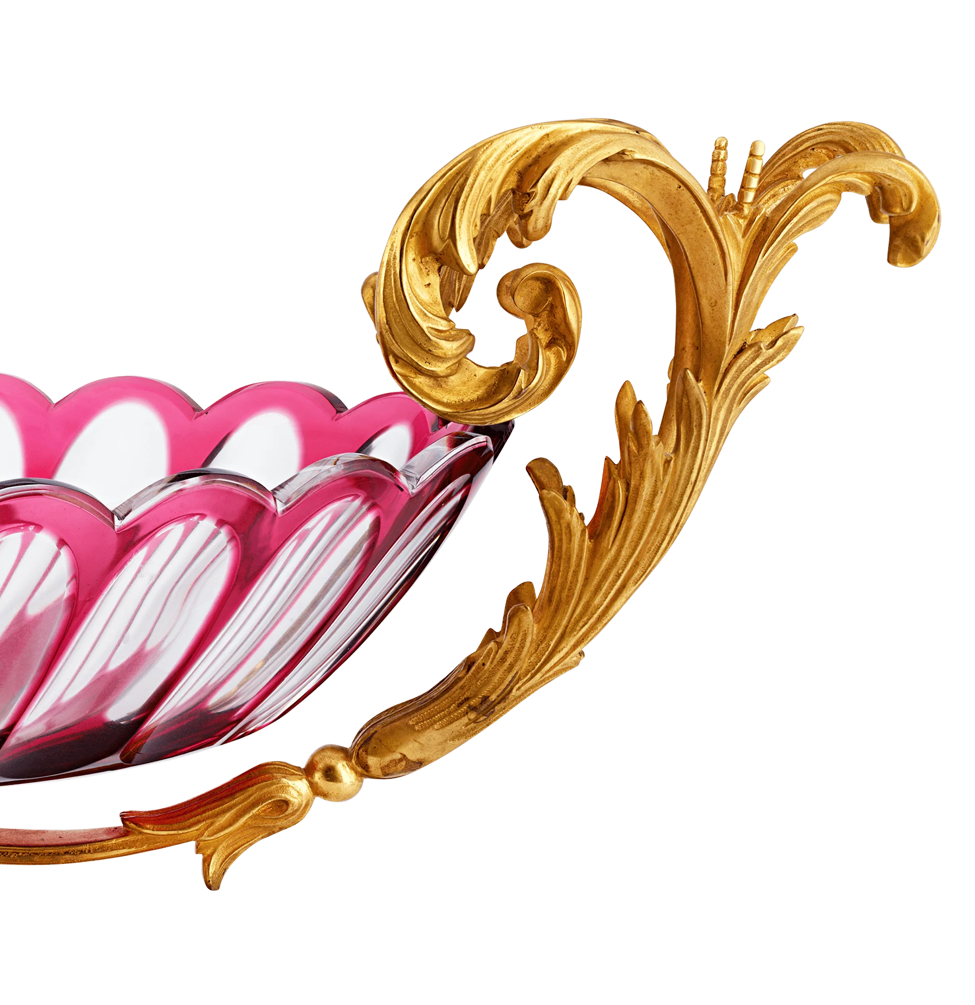Baccarat Crystal and Doré Bronze Centerpiece - Image 3