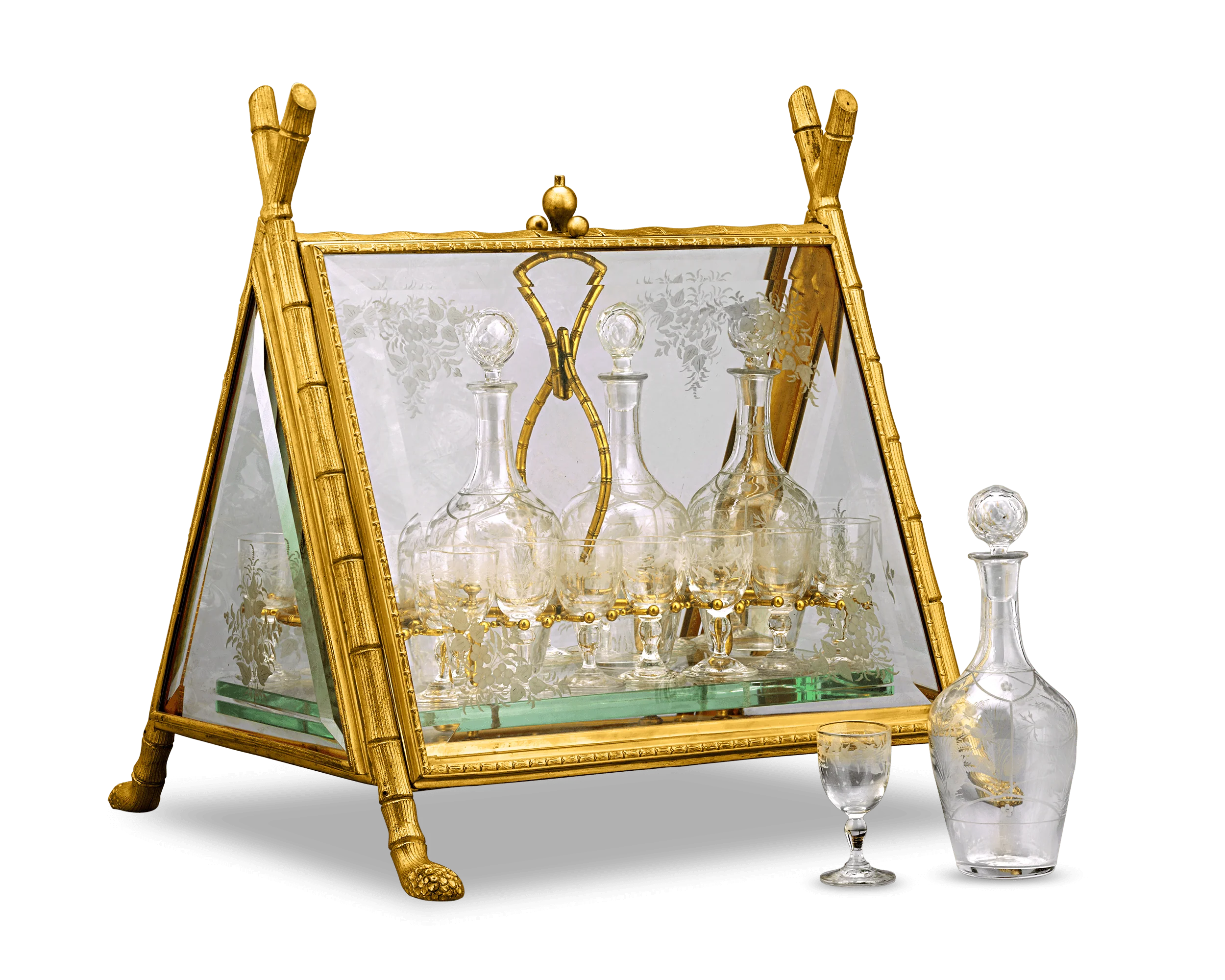 Baccarat Ormolu Cave à Liqueur - Image 3