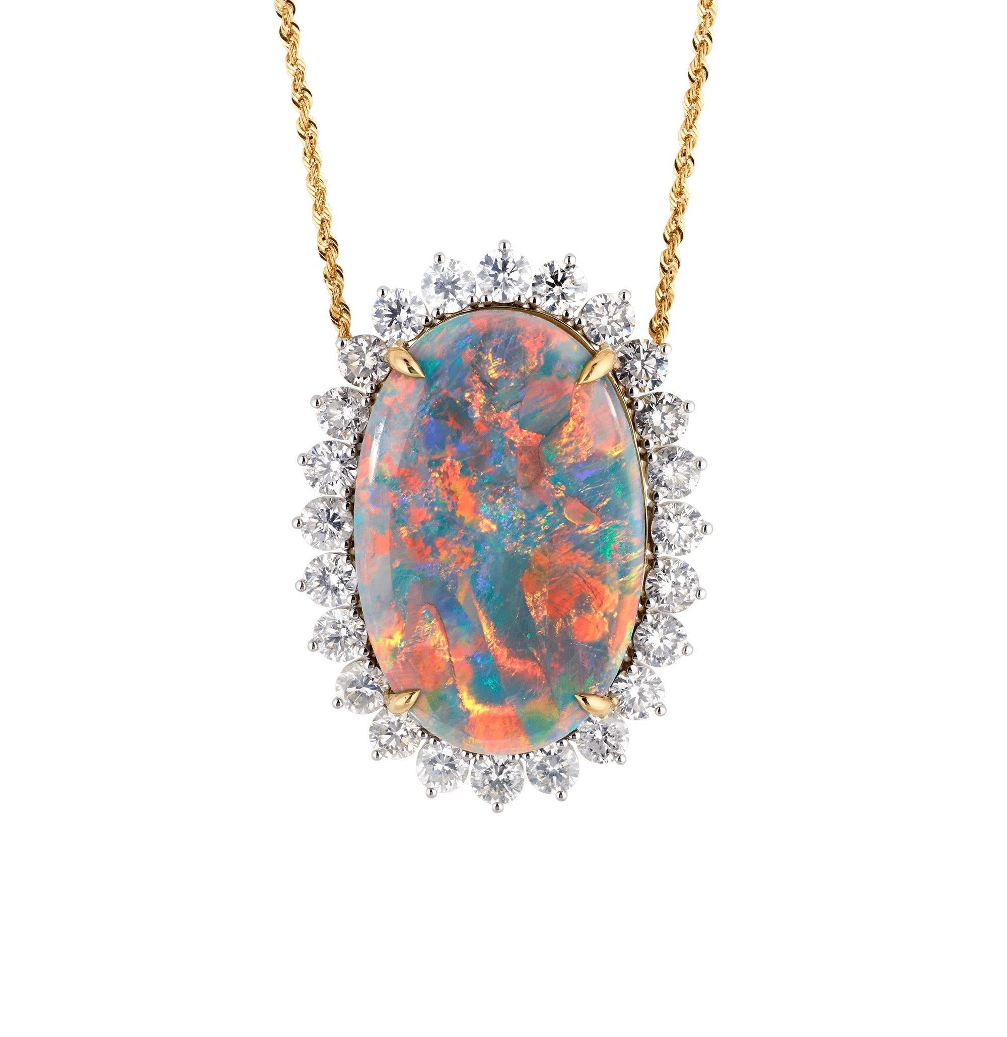 Black Opal Pendant, 51.54 Carats - Image 3