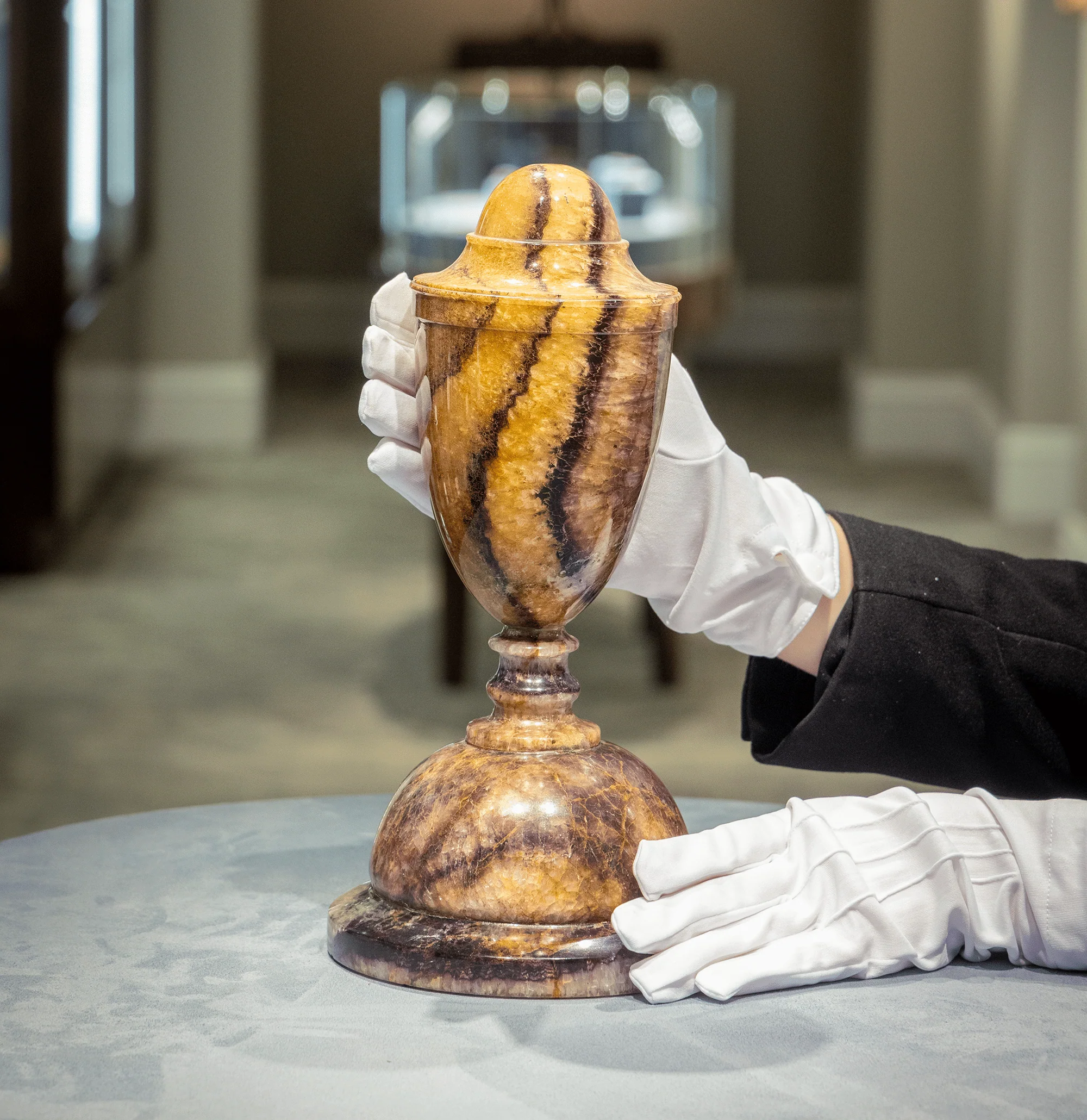 Blue John Closed Urn - Image 3