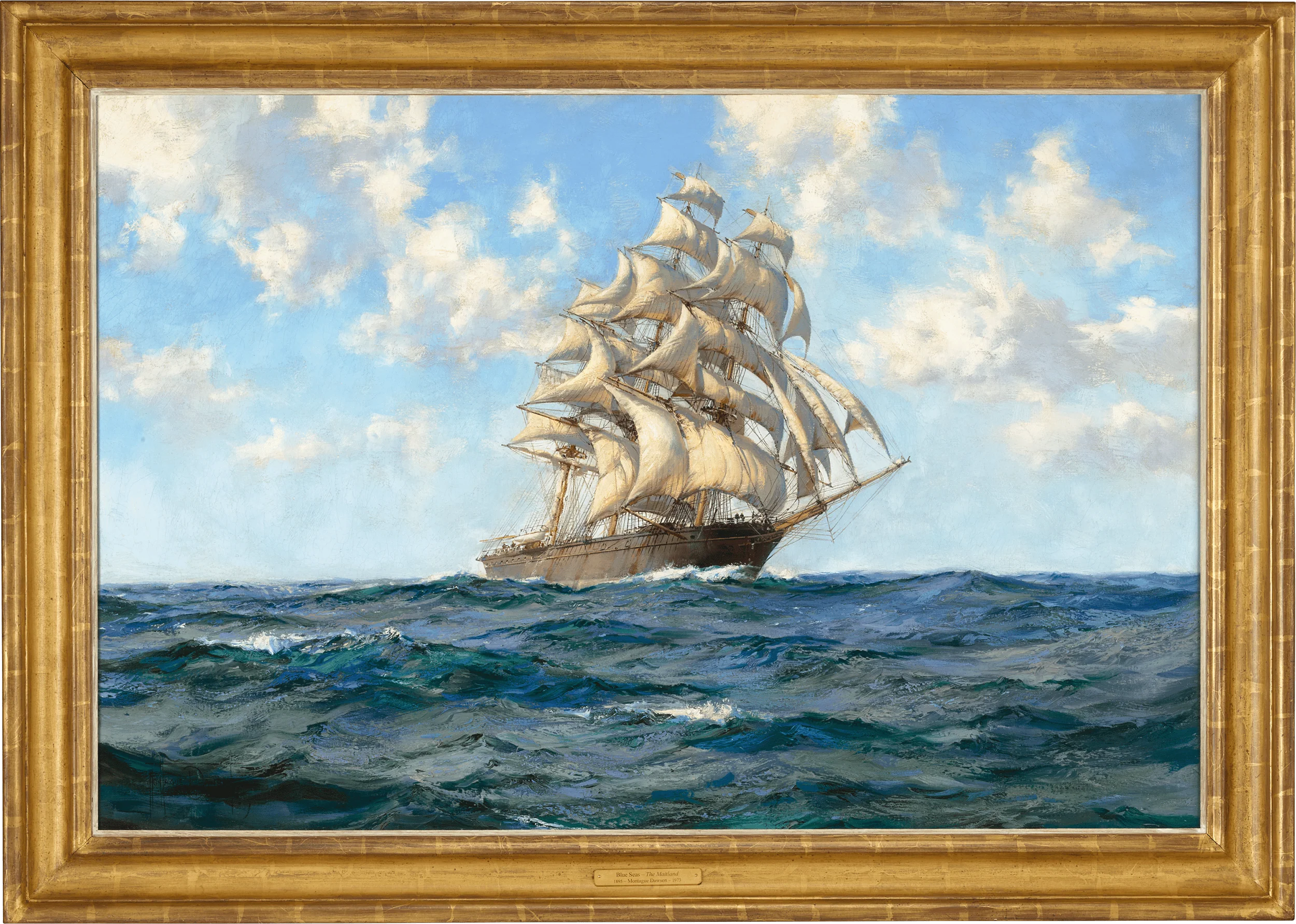 Blue Seas—The Maitland by Montague Dawson - Image 2