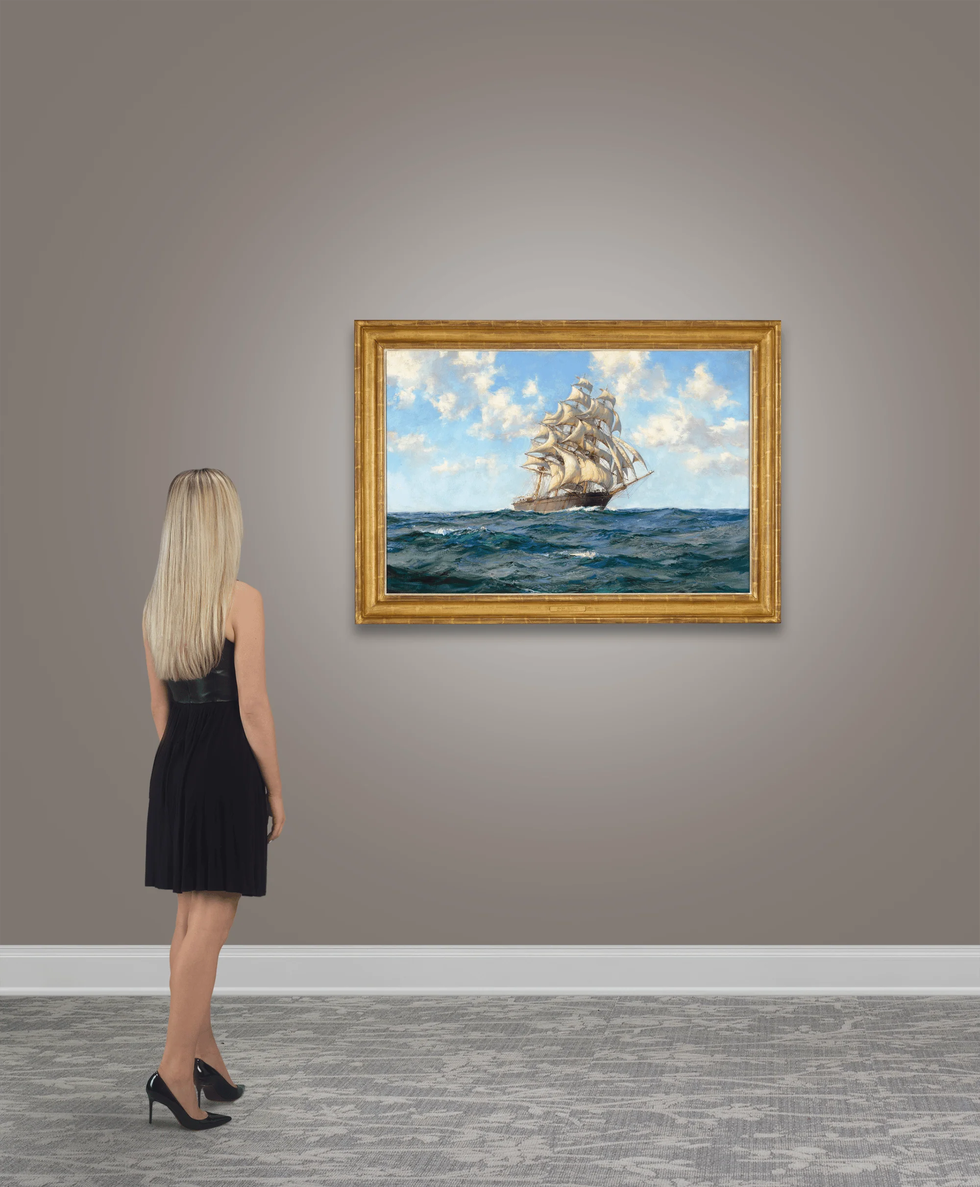 Blue Seas—The Maitland by Montague Dawson - Image 5