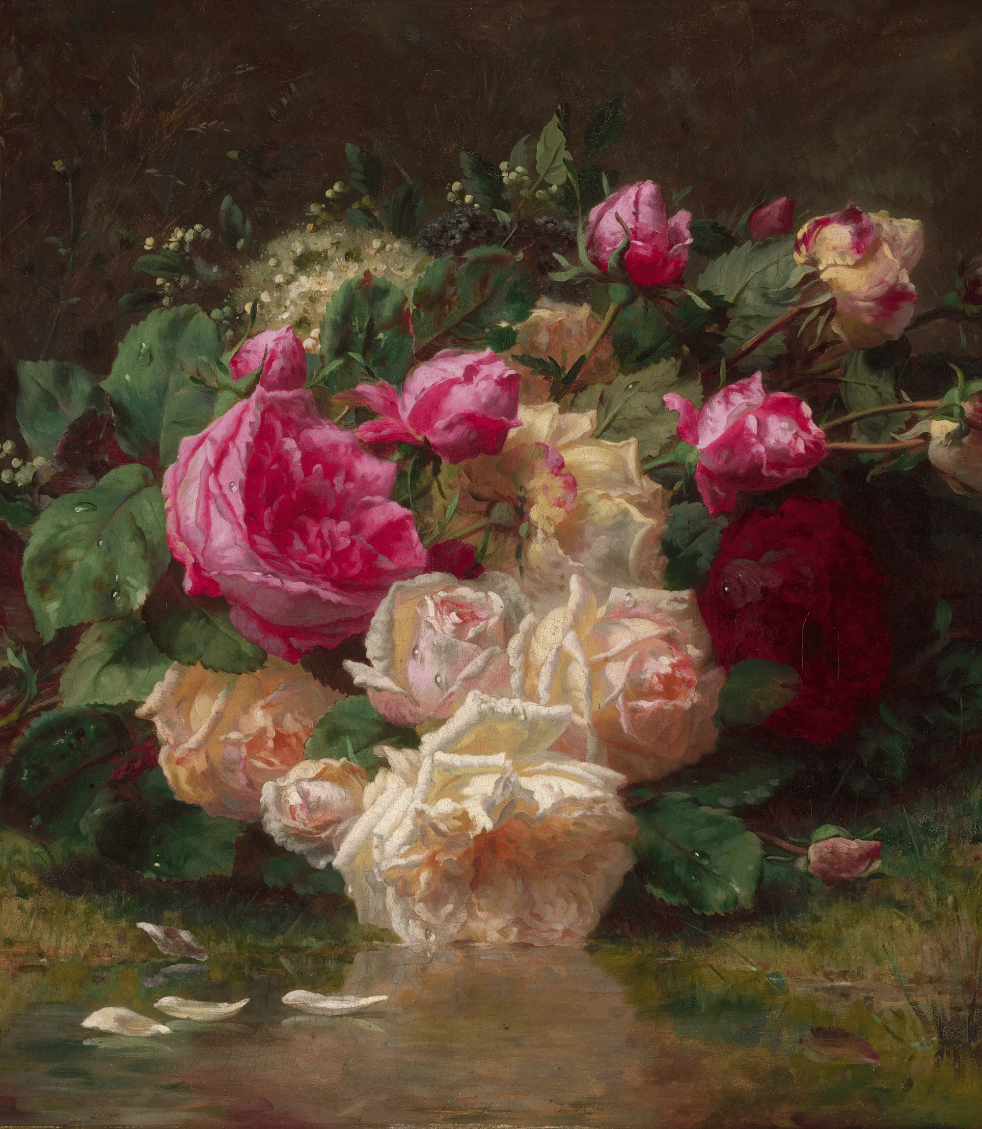 Bouquet of Flowers in the Countryside by Jean-Baptiste Robie - Image 3