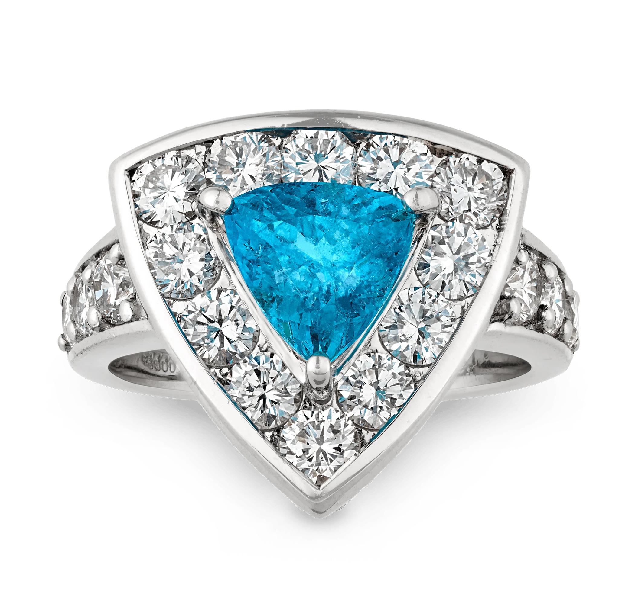 Brazilian Paraiba Ring, 1.37 Carats