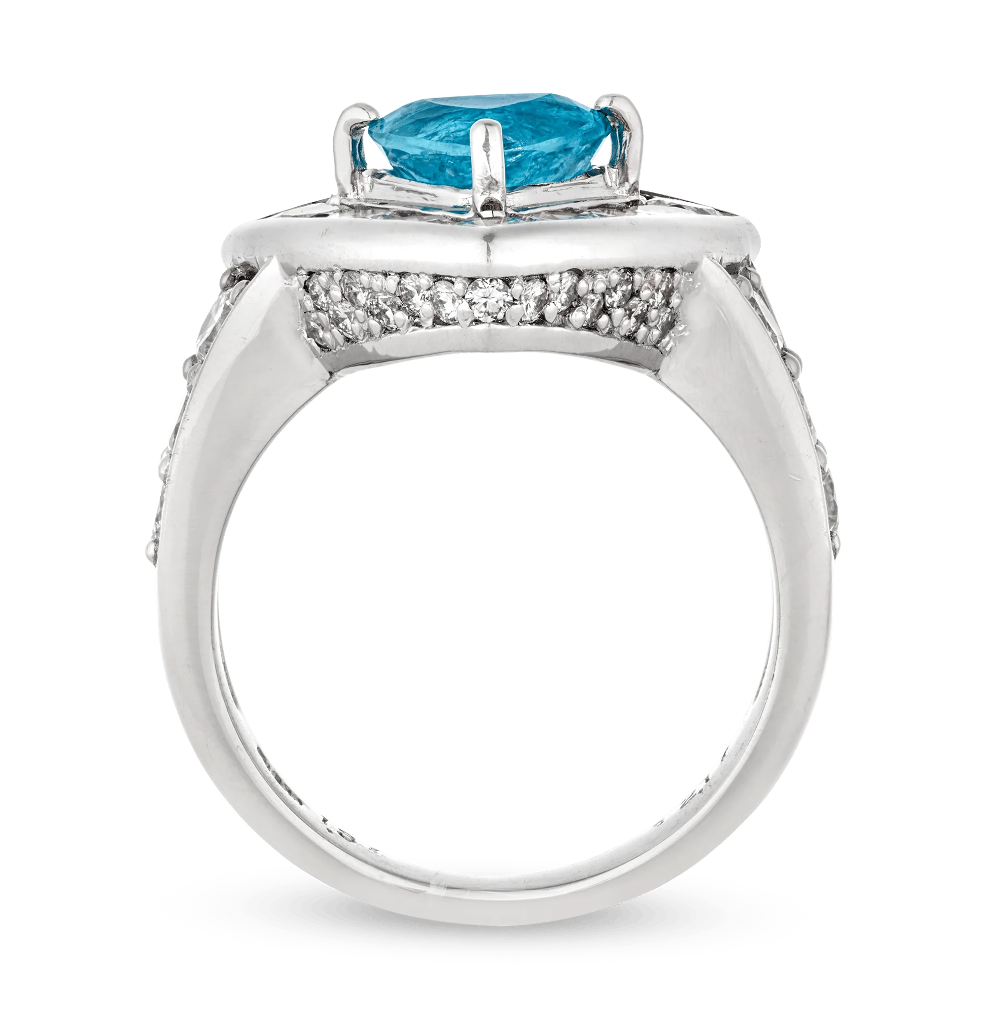 Brazilian Paraiba Ring, 1.37 Carats - Image 2