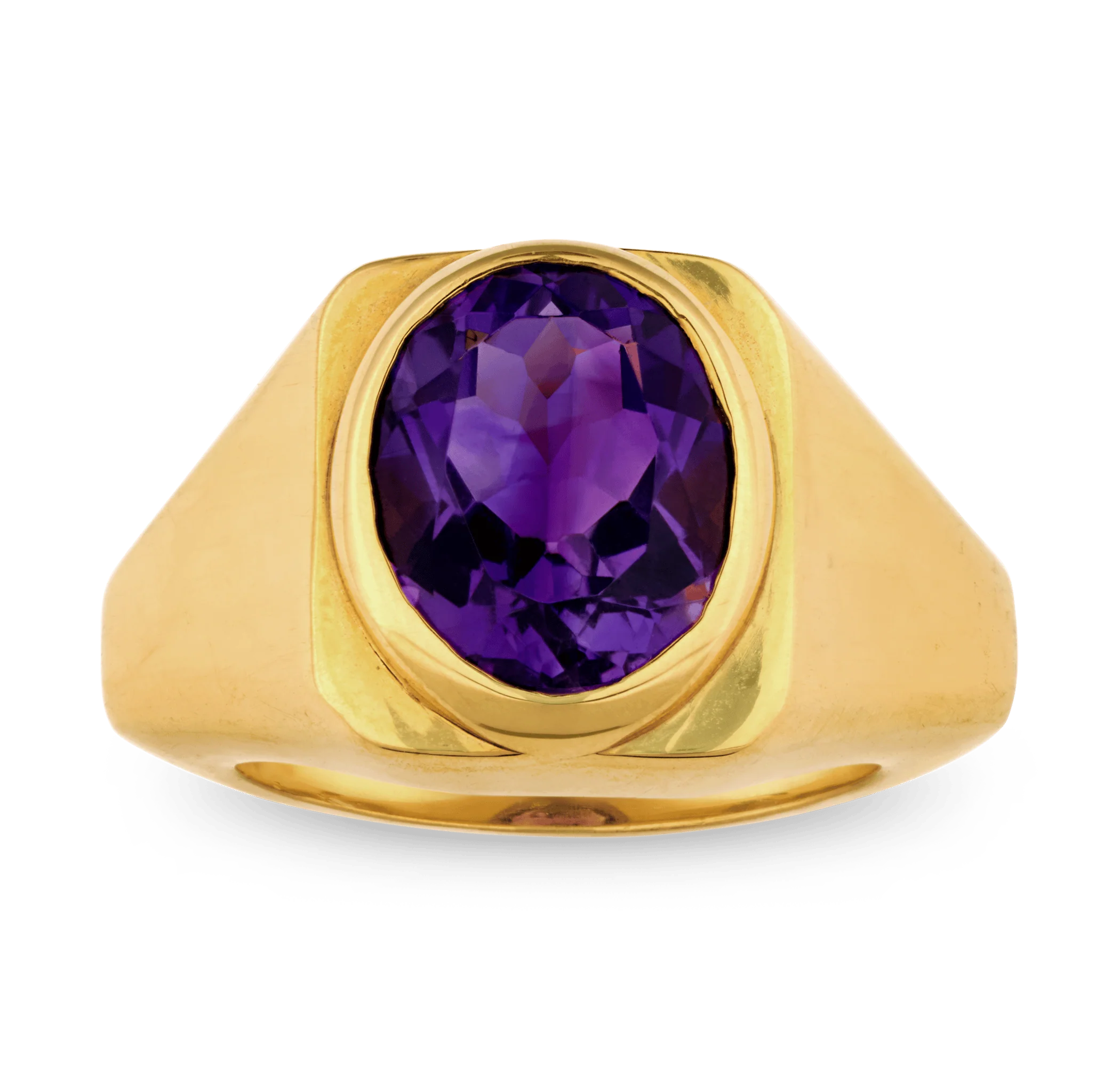 Bulgari Amethyst Ring, 2.54 Carats
