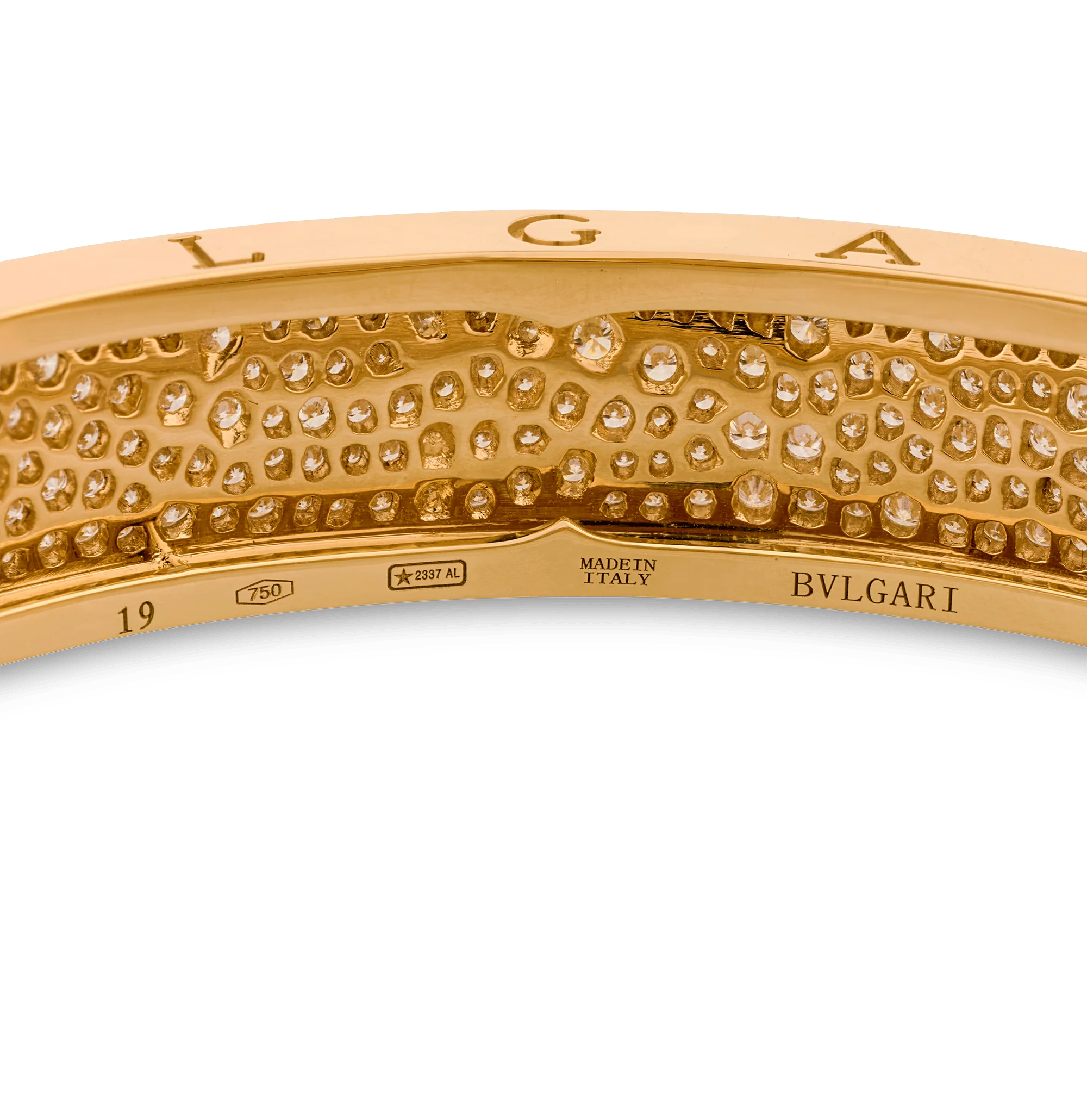 Bulgari B.zero1 Rose Gold and Diamond Bracelet - Image 4