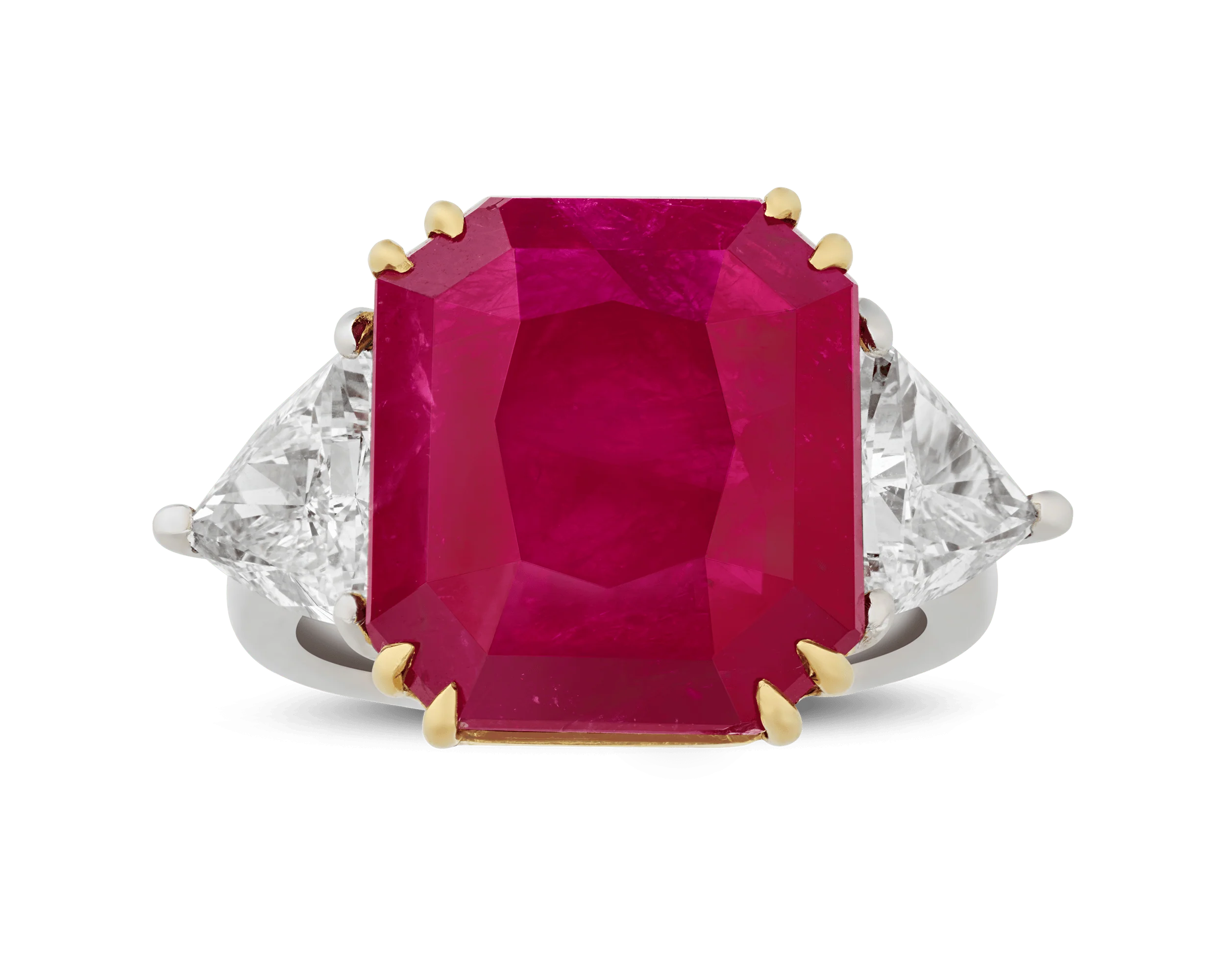 Burma Ruby Ring, Untreated, 12.88 Carats