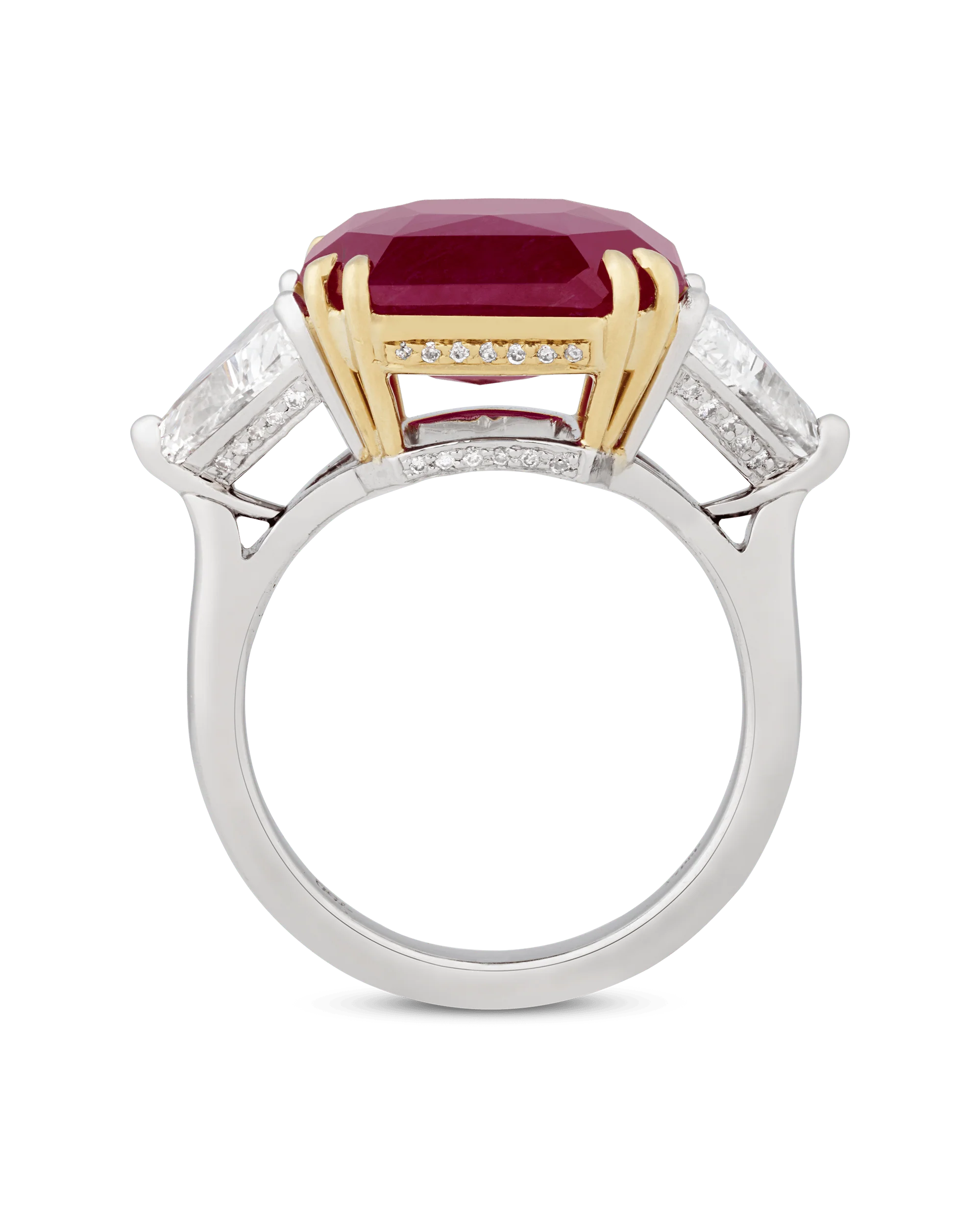 Burma Ruby Ring, Untreated, 12.88 Carats - Image 2