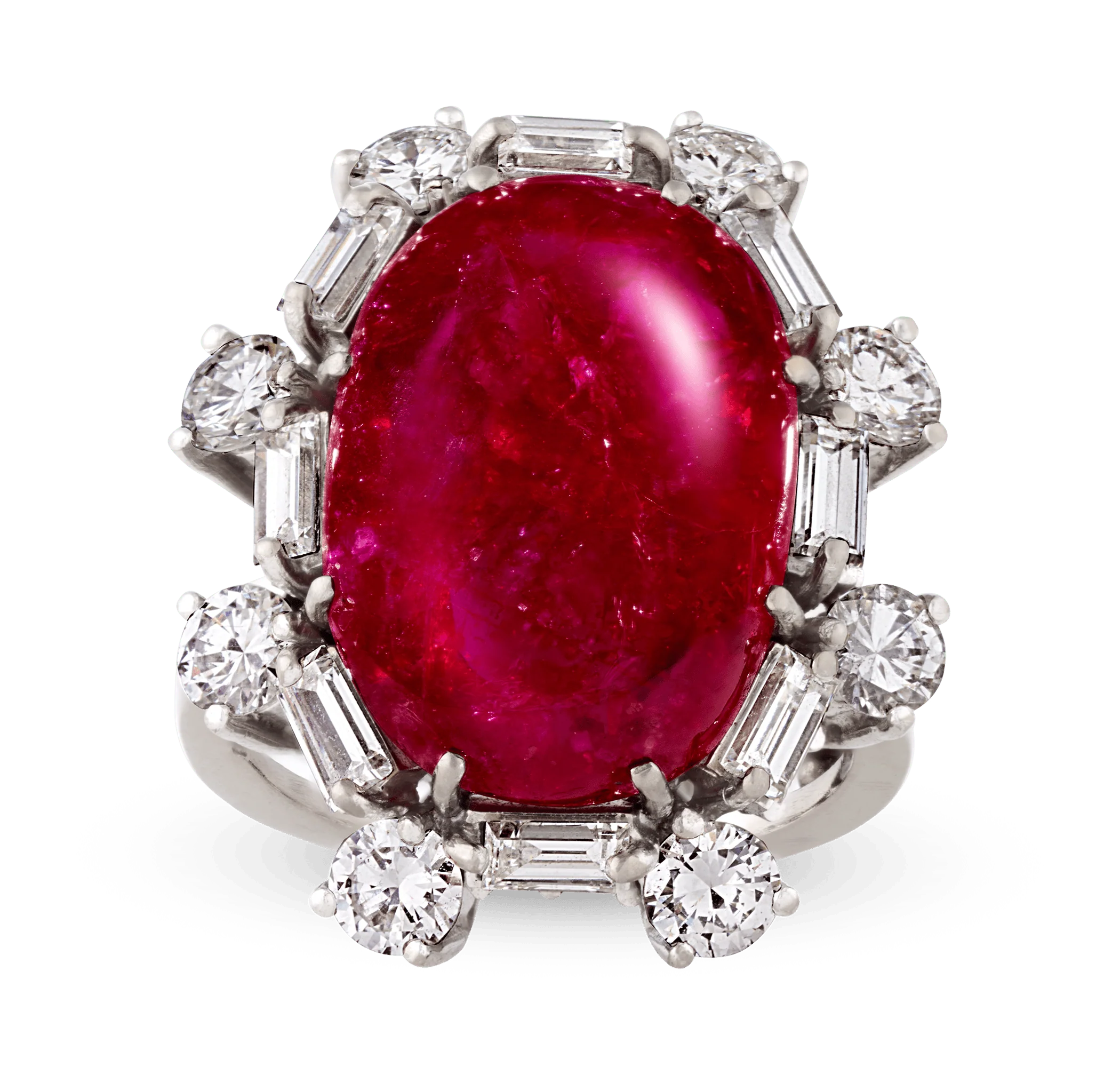 Burma Ruby Ring, Untreated, 13.43 Carats - Image 3