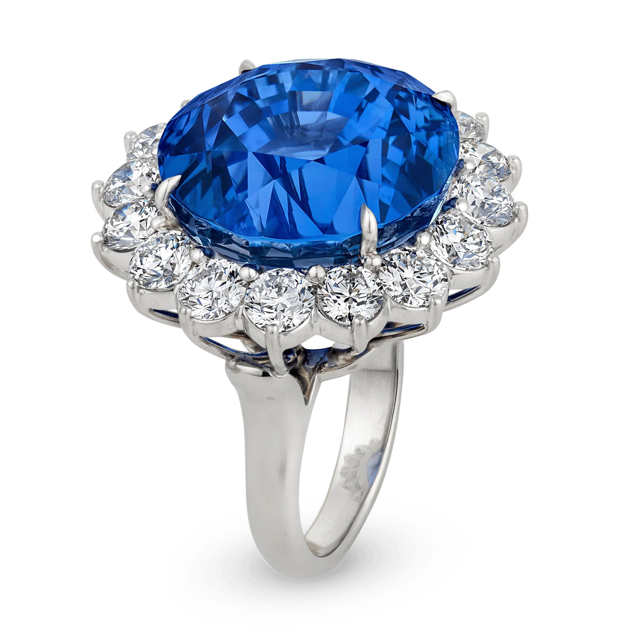 Burma Sapphire Ring, Untreated, 38.71 Carats - Image 2
