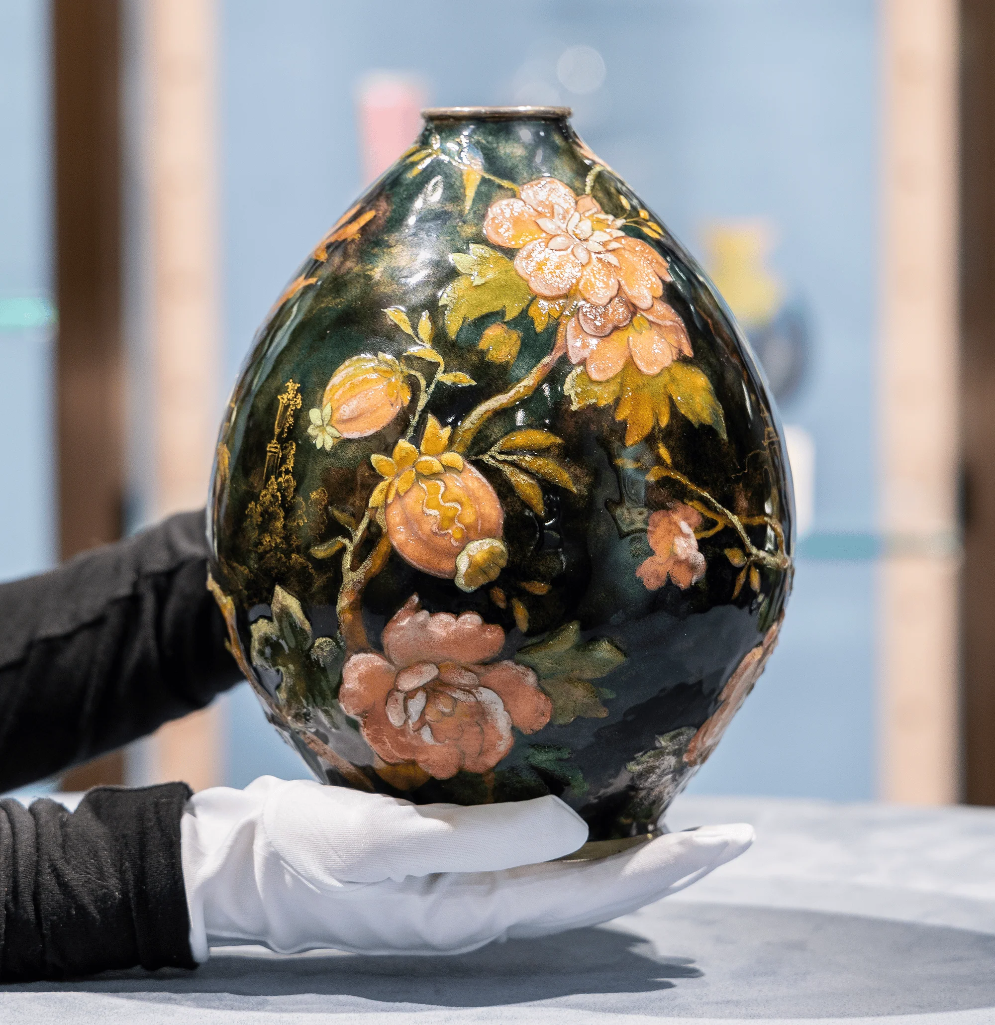 Camille Fauré Pink Blossom Vase - Image 6