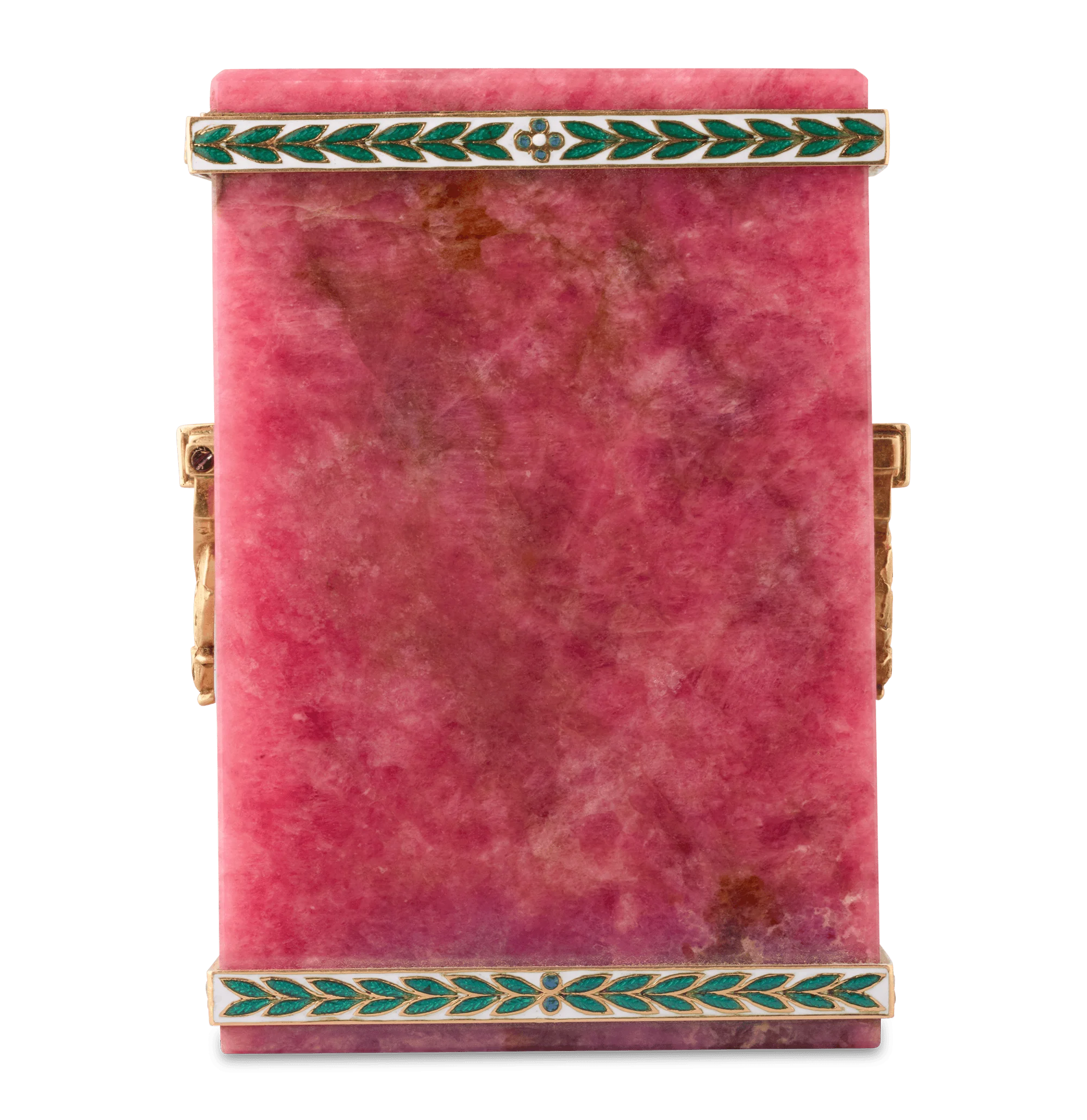 Cartier Belle Époque Rhodonite Clock - Image 5
