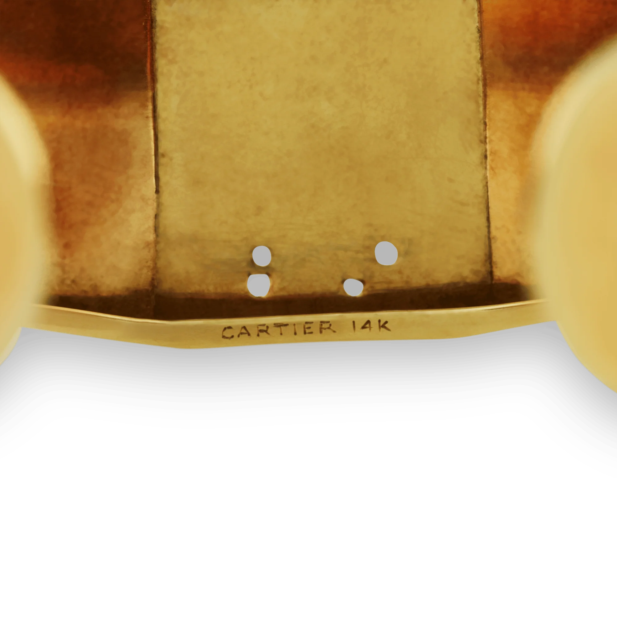 Cartier Playing Card Brooches and Gold Cuff - Image 6