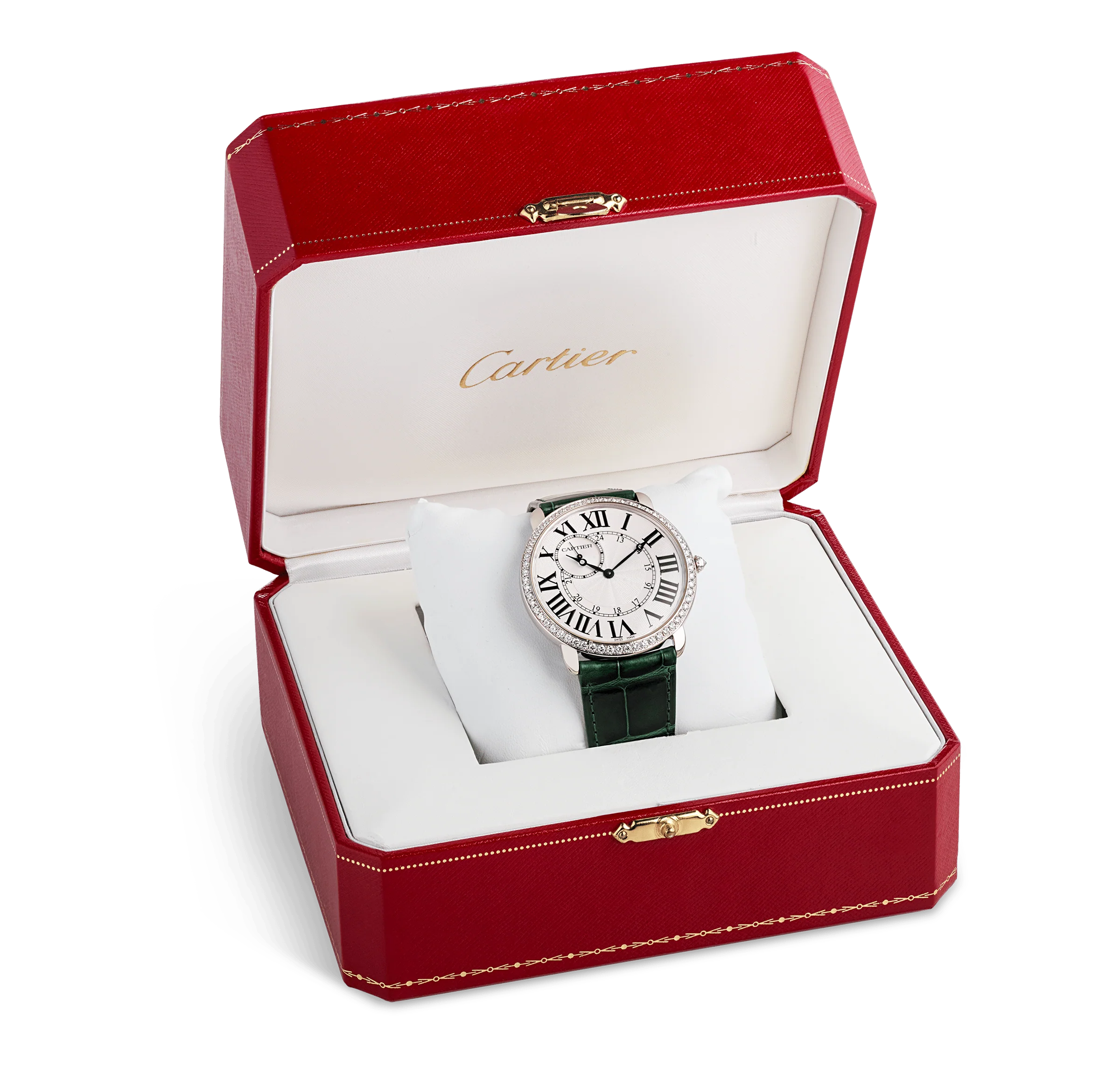 Cartier Ronde Louis White Gold Wristwatch - Image 4