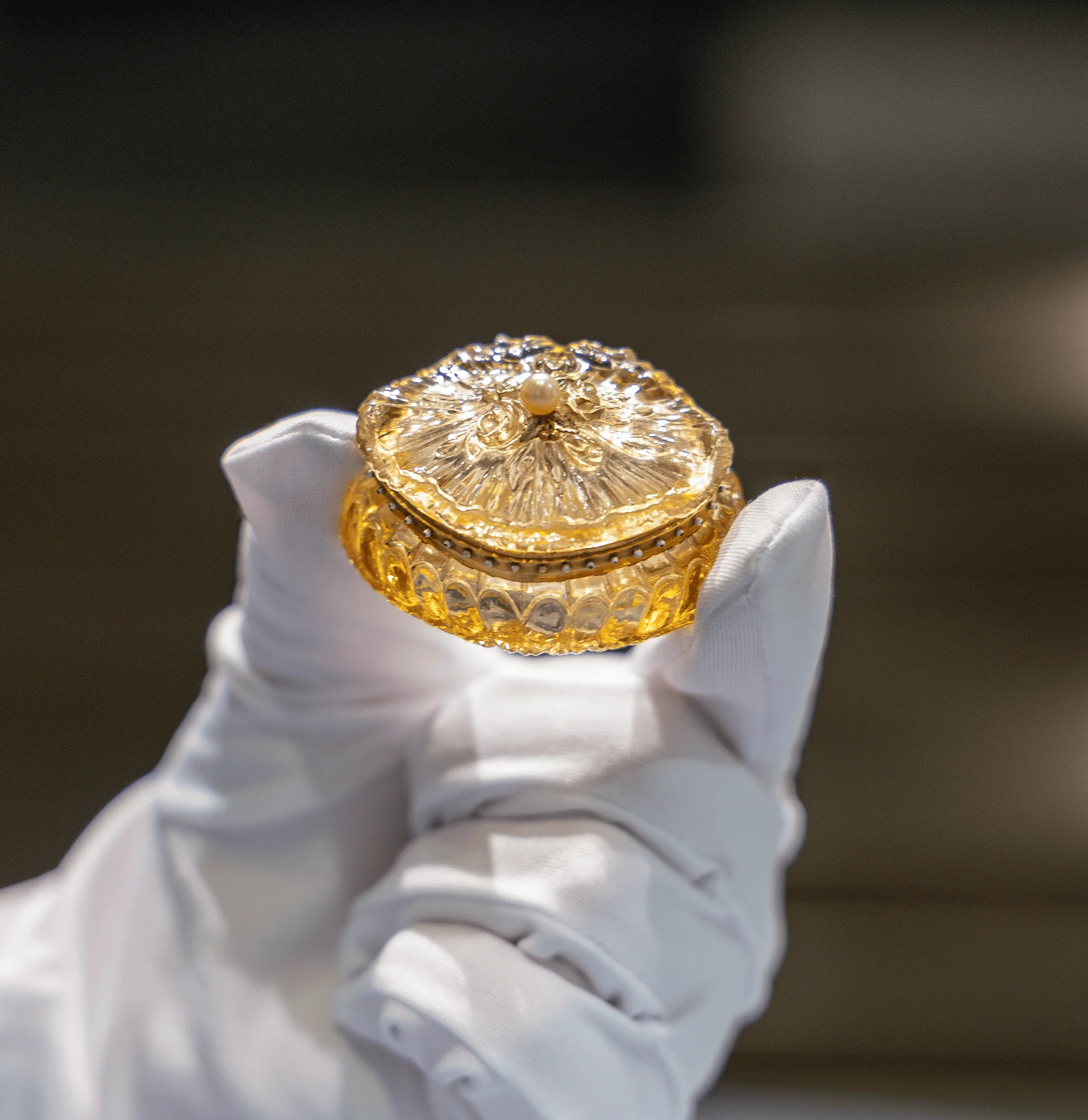 Carved Citrine Box - Image 6
