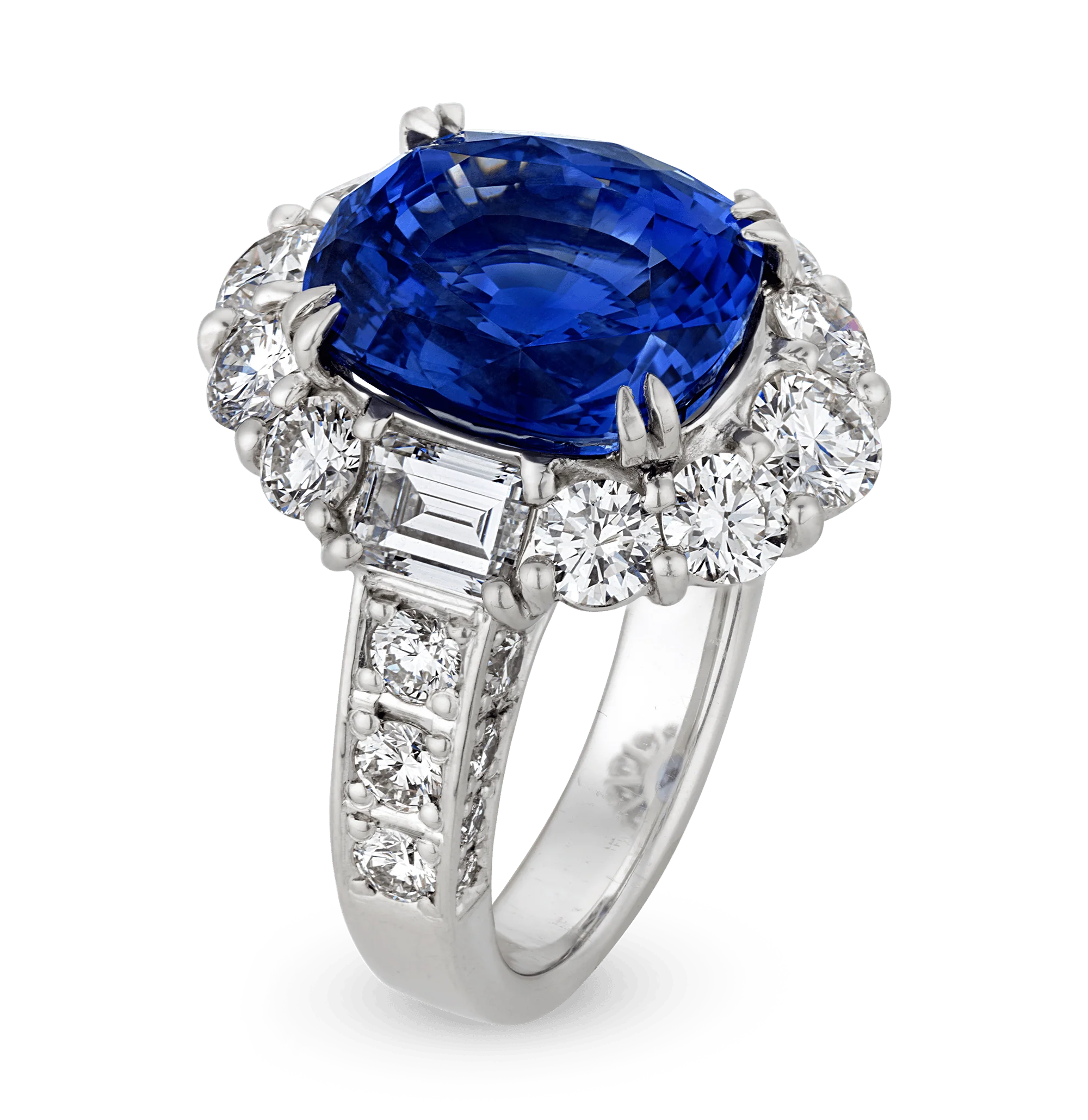 Ceylon Sapphire Ring, Unheated, 8.37 Carats - Image 2
