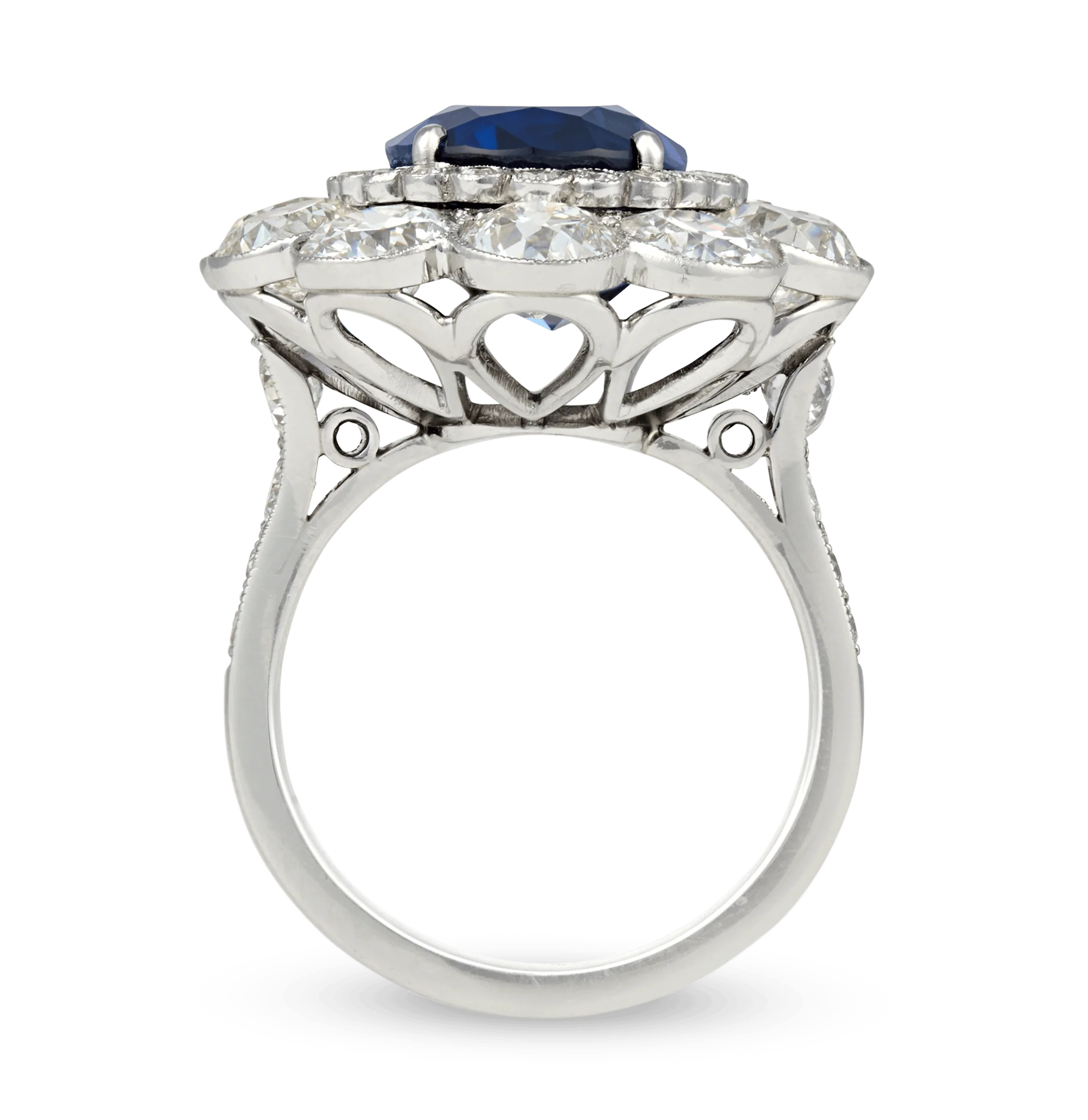 Ceylon Sapphire Ring, Untreated, 6.94 Carats - Image 2