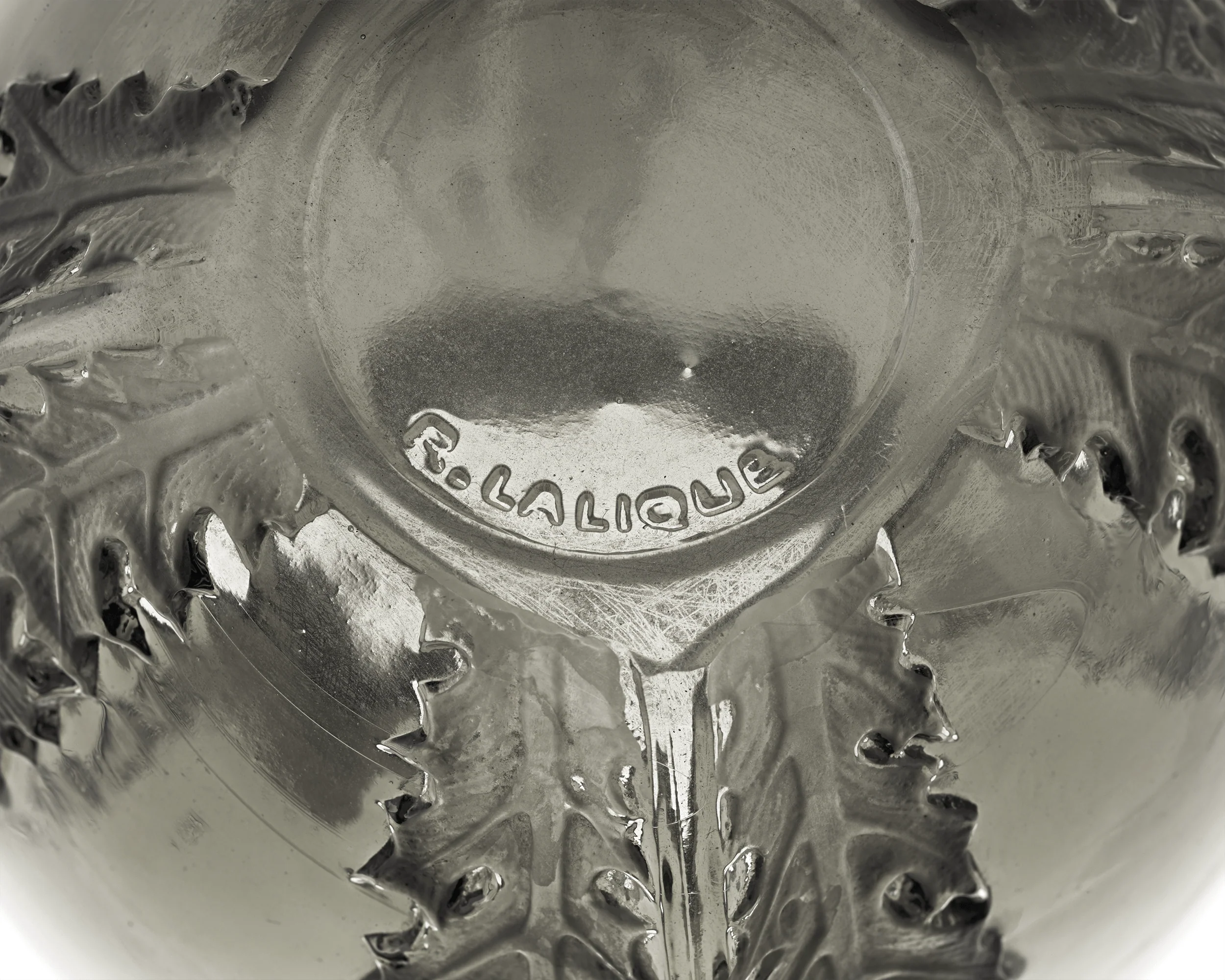 Chardons Vase by René Lalique - Image 4