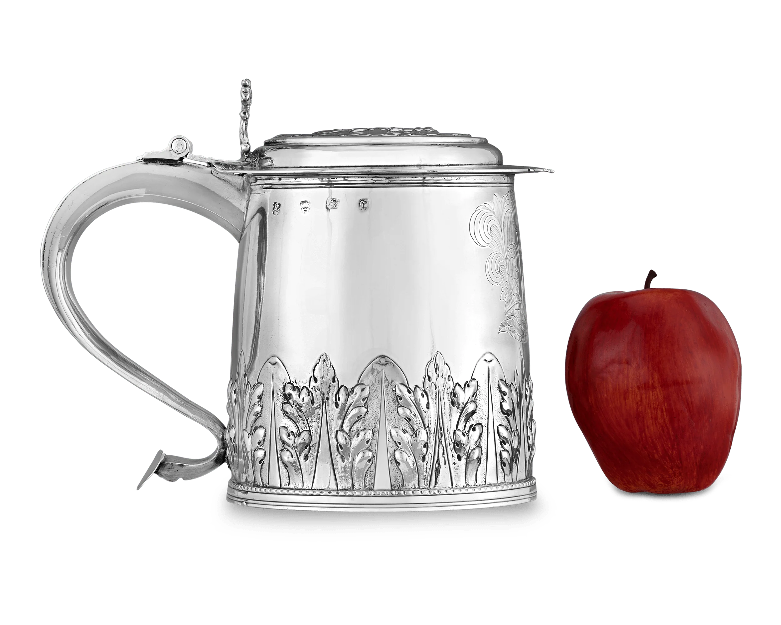 Charles II Silver Tankard - Image 5