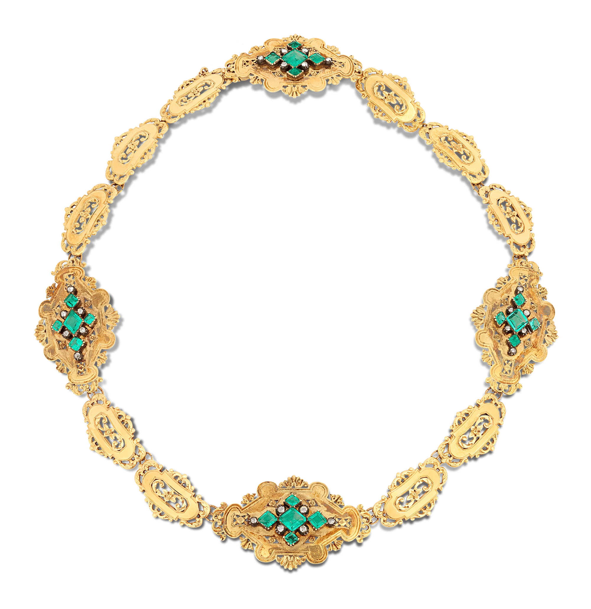 Charles X-Period Emerald Suite - Image 3