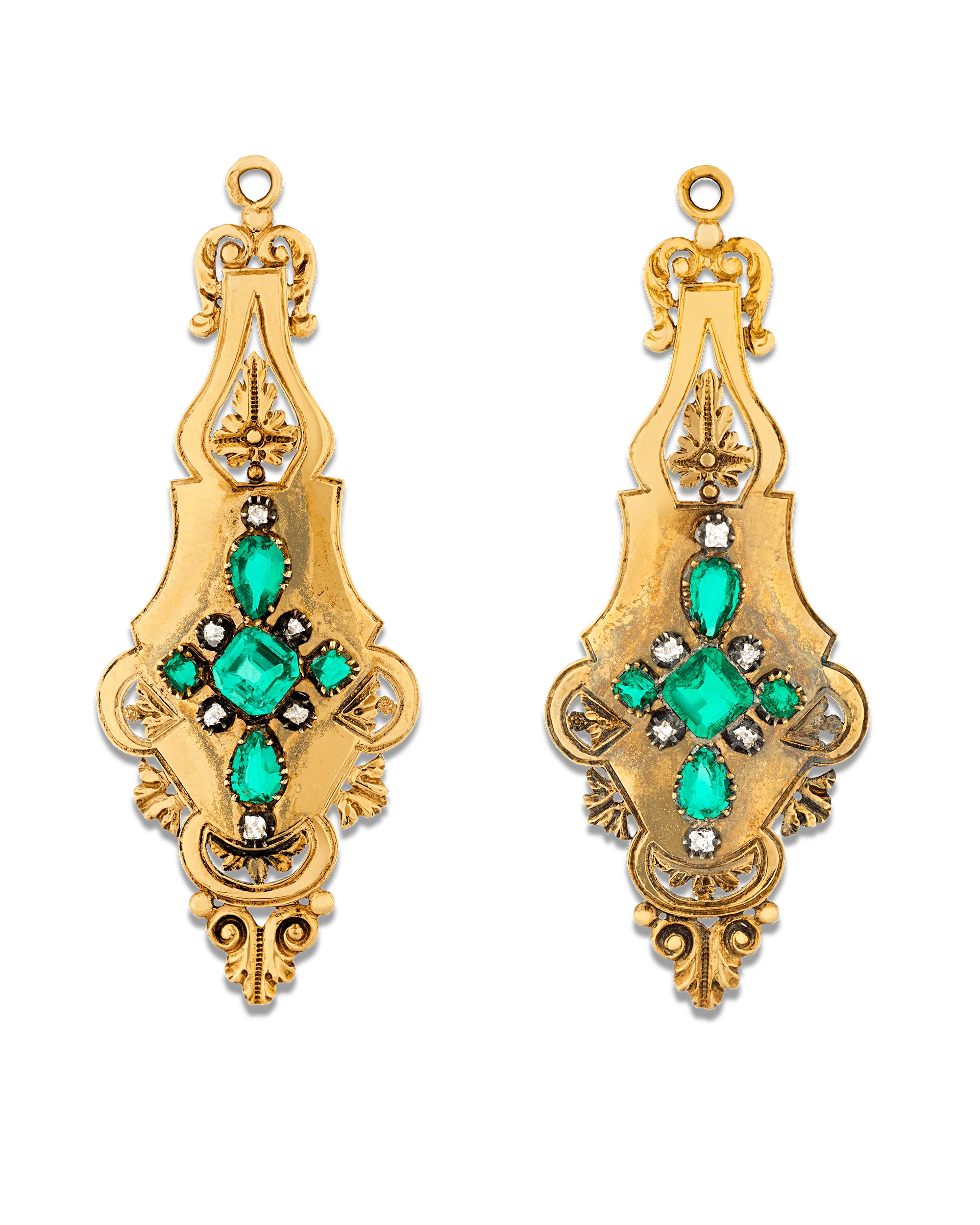 Charles X-Period Emerald Suite - Image 4