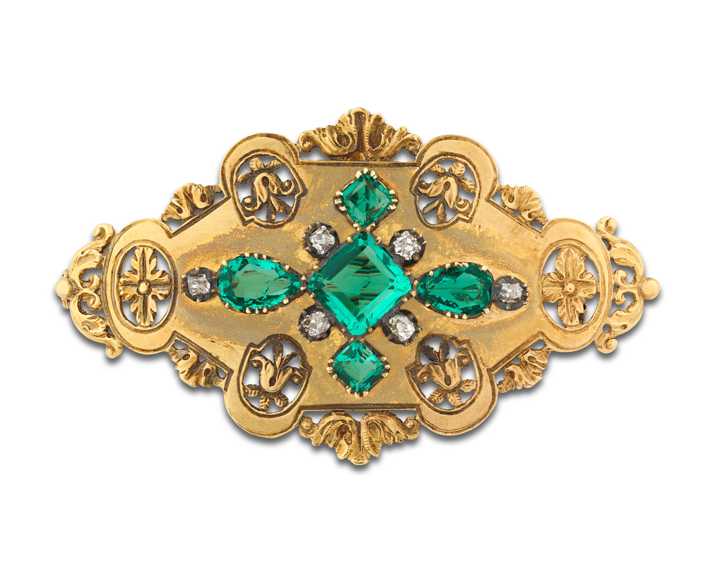 Charles X-Period Emerald Suite - Image 5